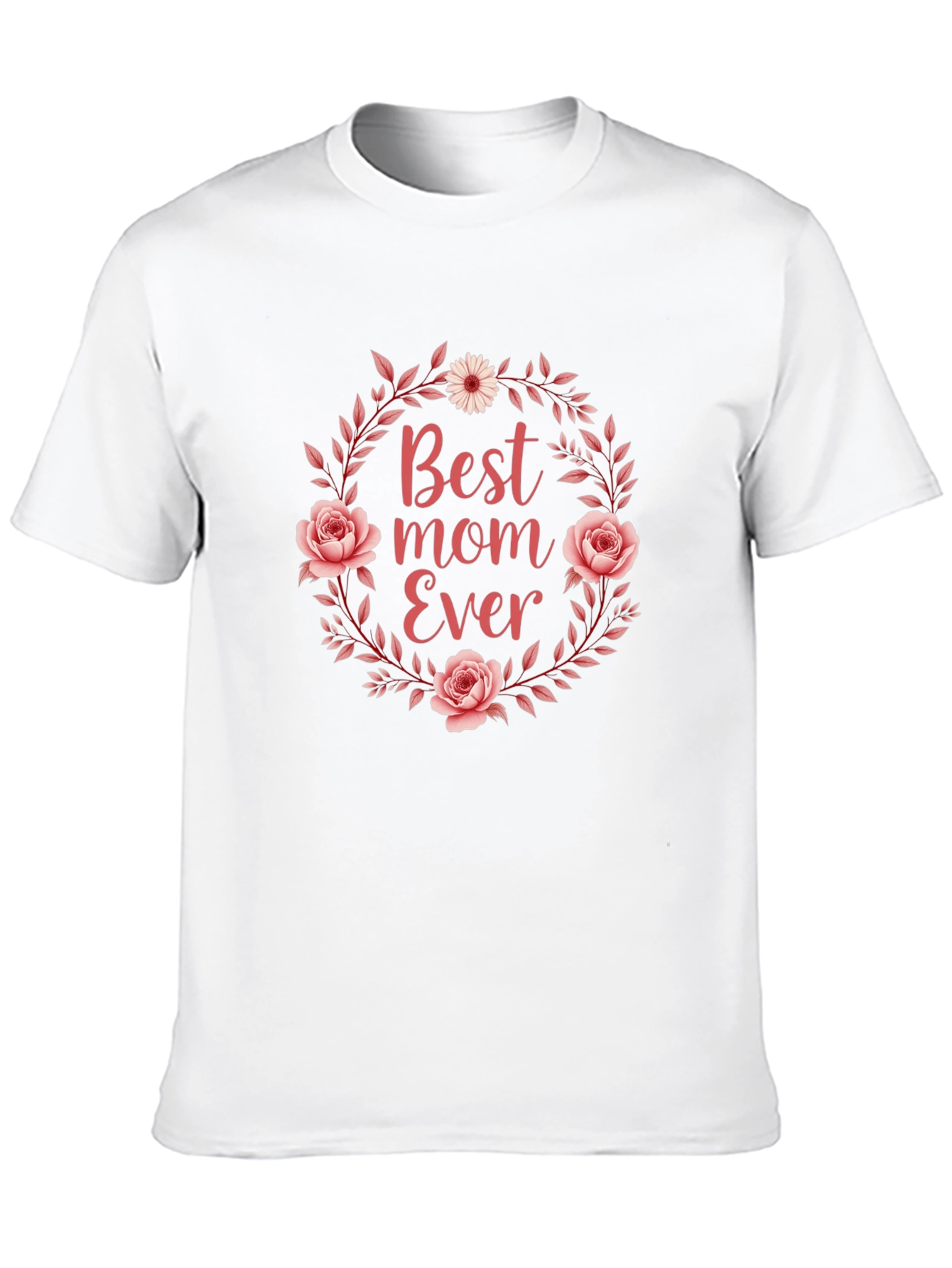 Best Mom Ever Floral T-Shirt