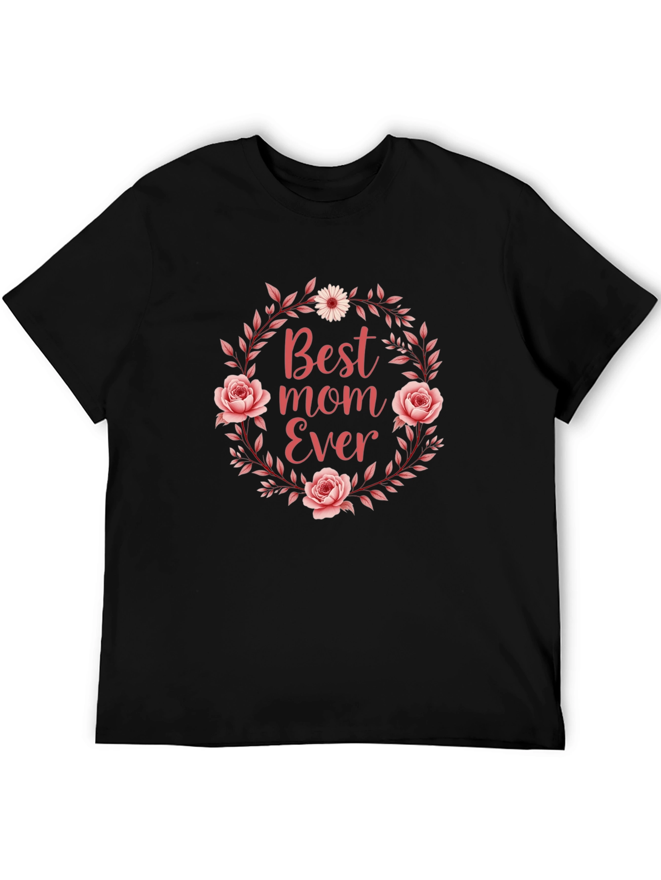Best Mom Ever Floral T-Shirt