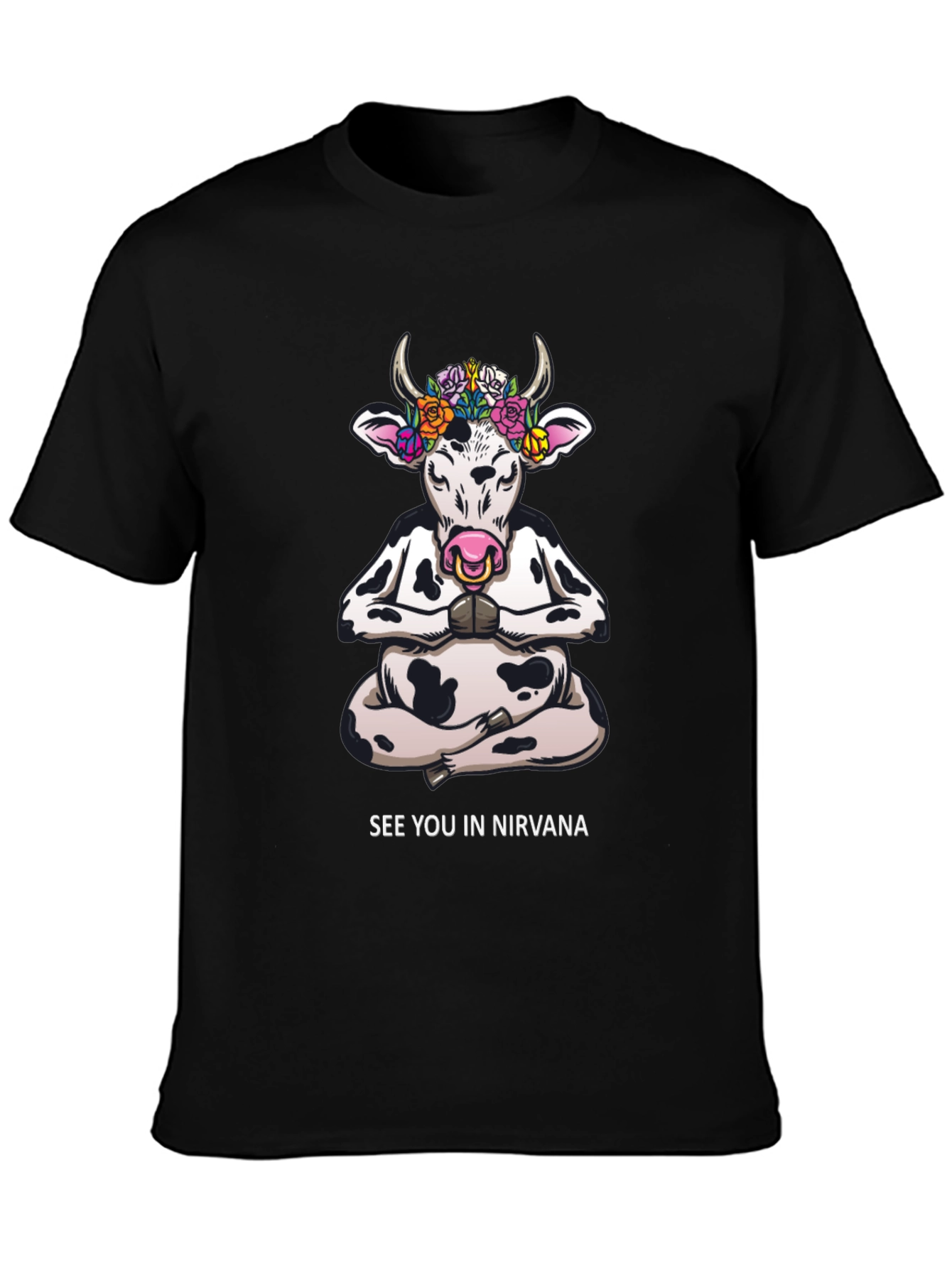 Yoga Cow T-Shirt - See You In Nirvana