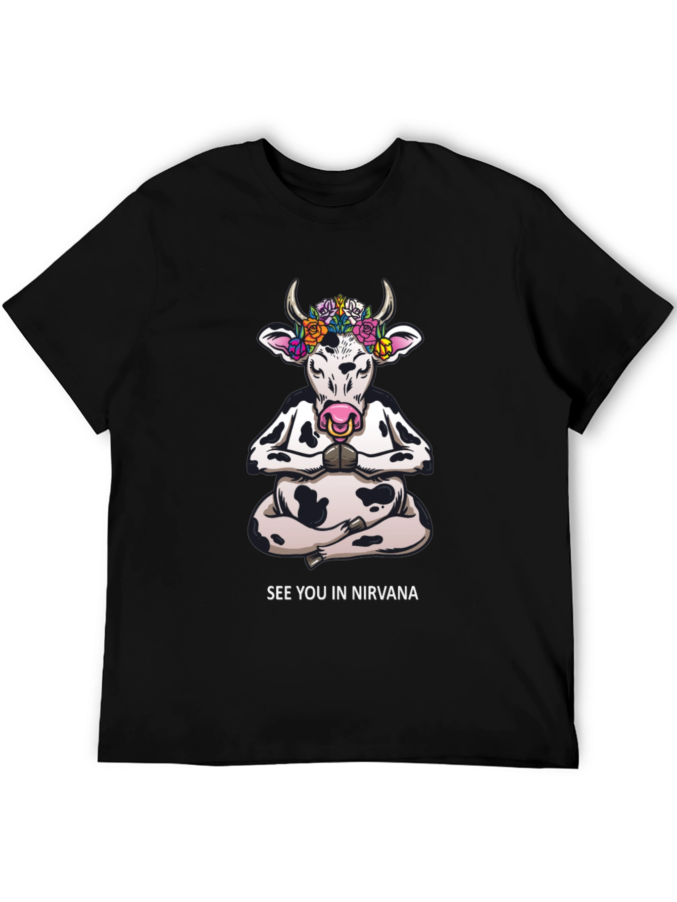 Yoga Cow T-Shirt - See You In Nirvana