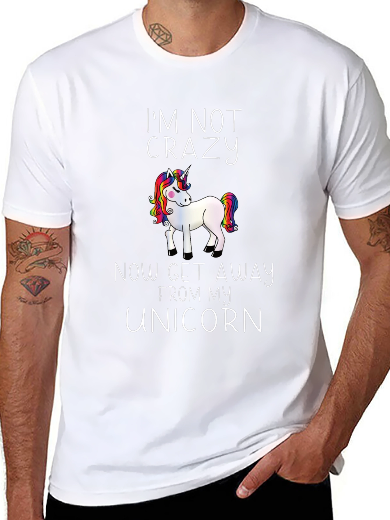Im Not Crazy Unicorn Graphic Tee