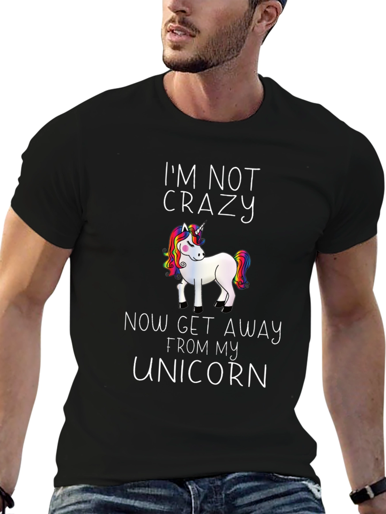 Im Not Crazy Unicorn Graphic Tee