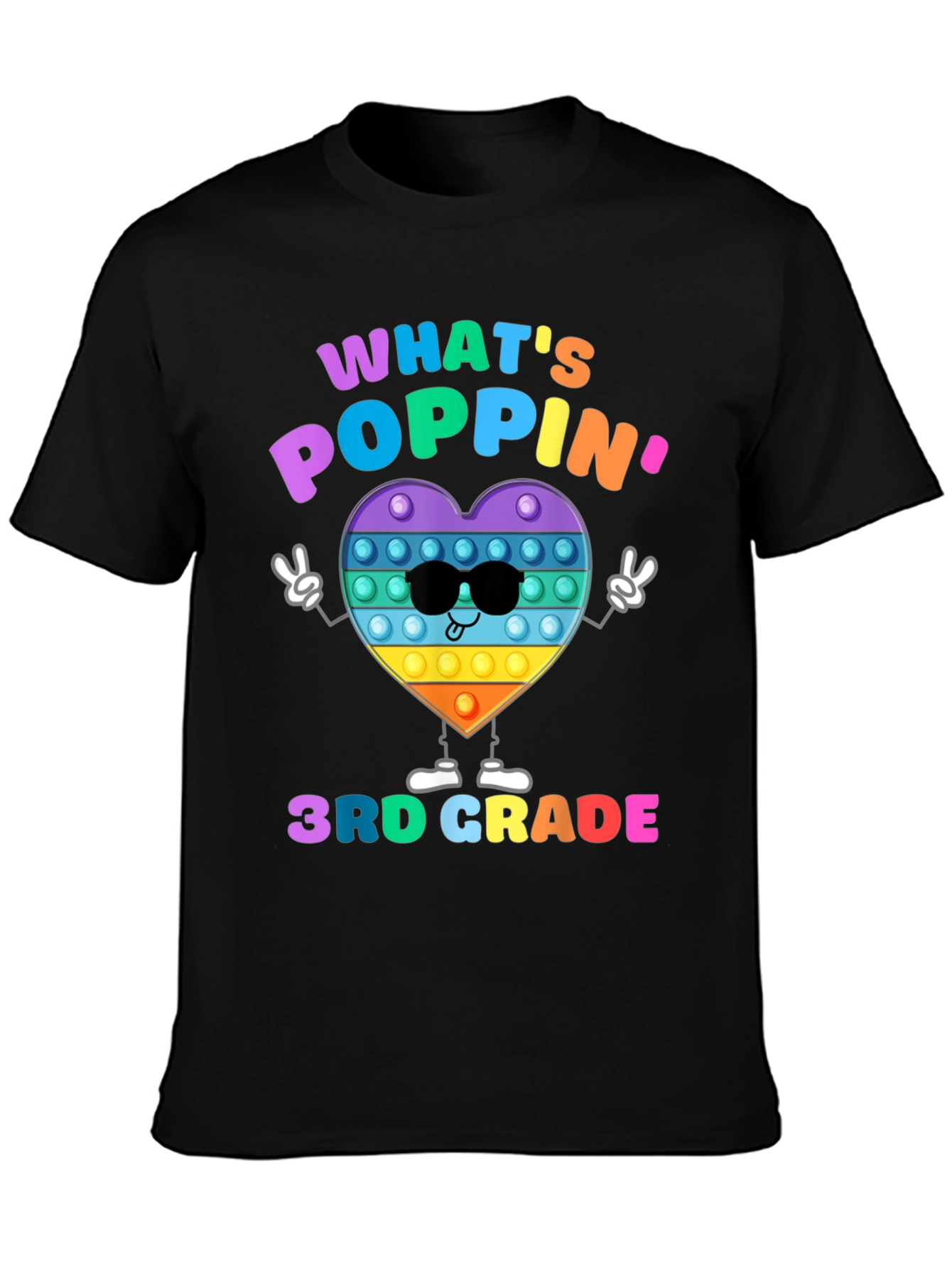 Whats Poppin 3rd Grade T-Shirt