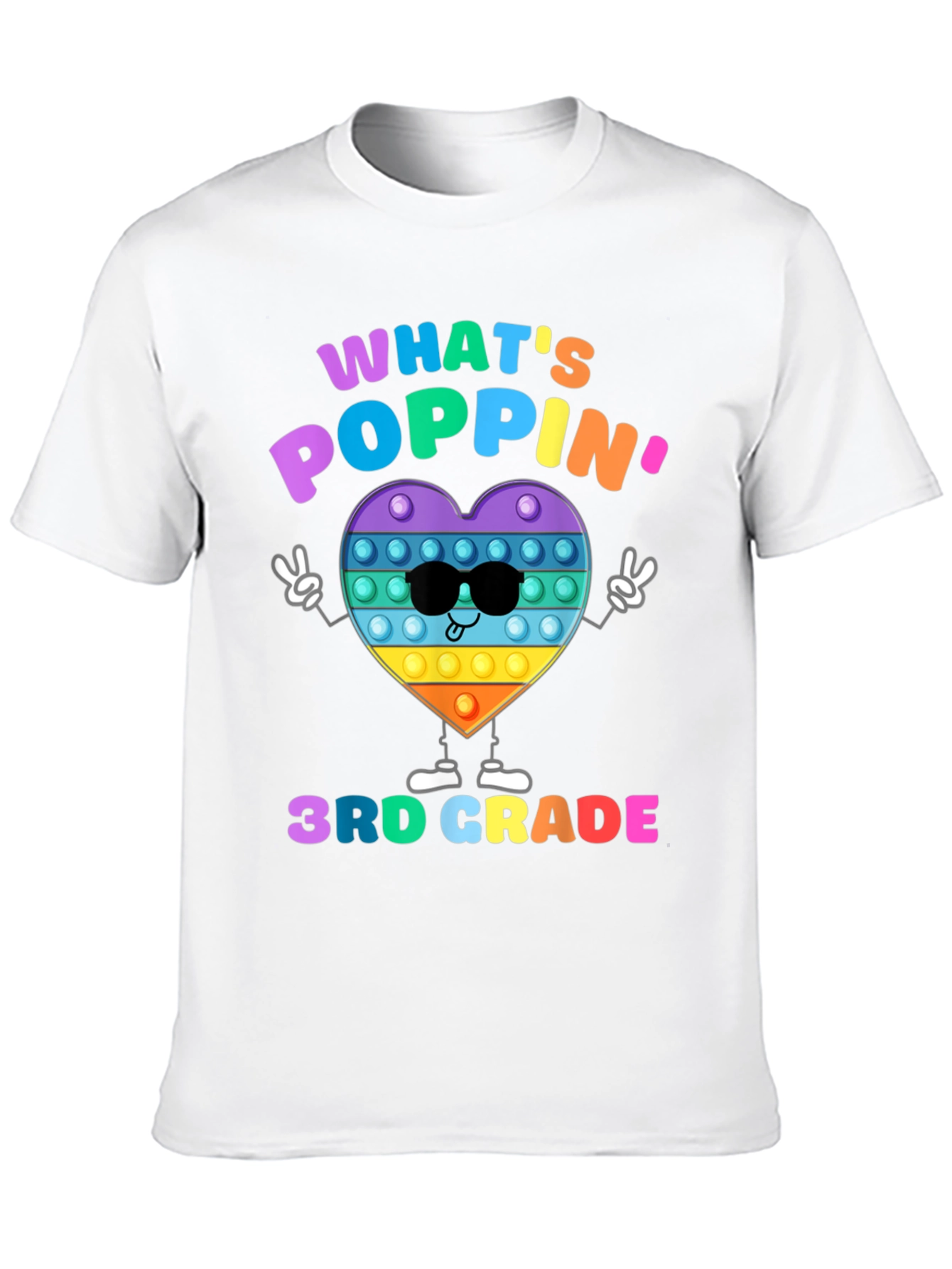 Whats Poppin 3rd Grade T-Shirt
