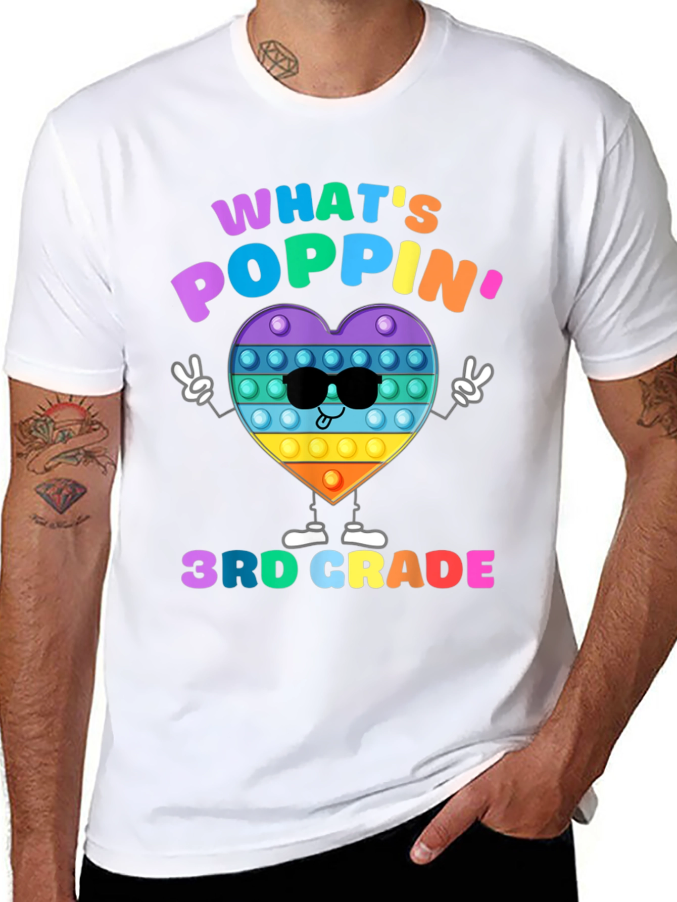 Whats Poppin 3rd Grade T-Shirt