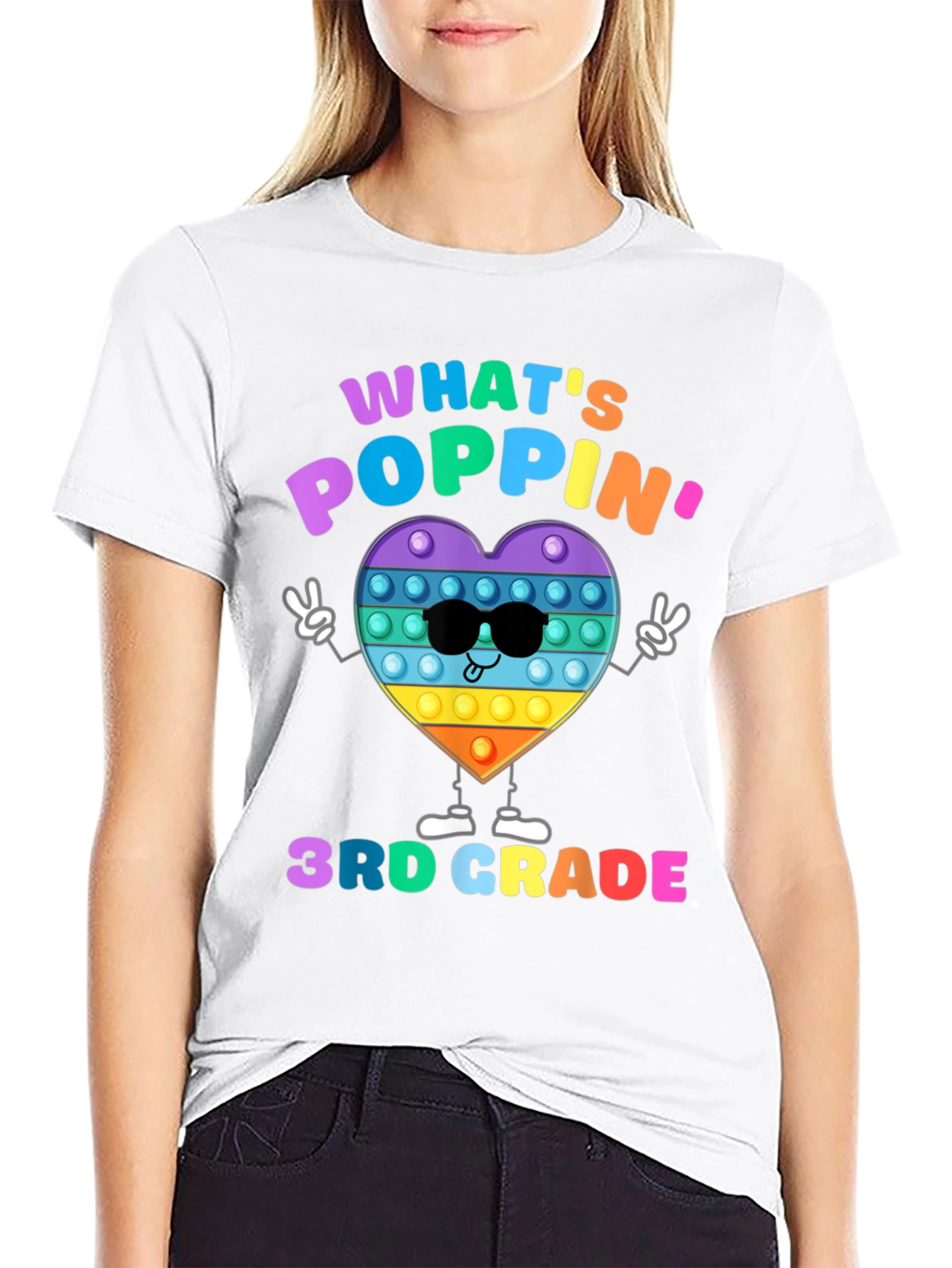 Whats Poppin 3rd Grade T-Shirt
