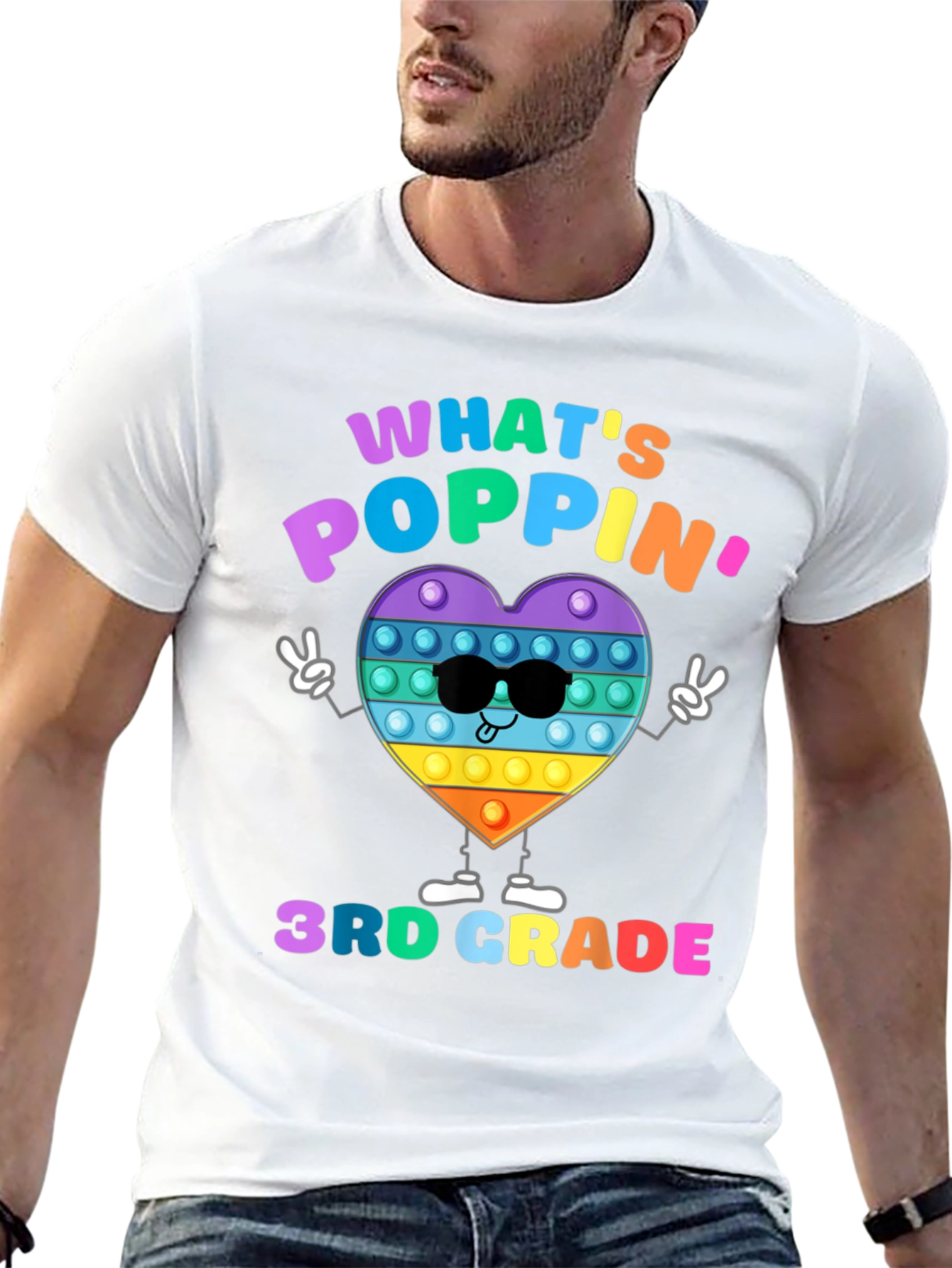 Whats Poppin 3rd Grade T-Shirt