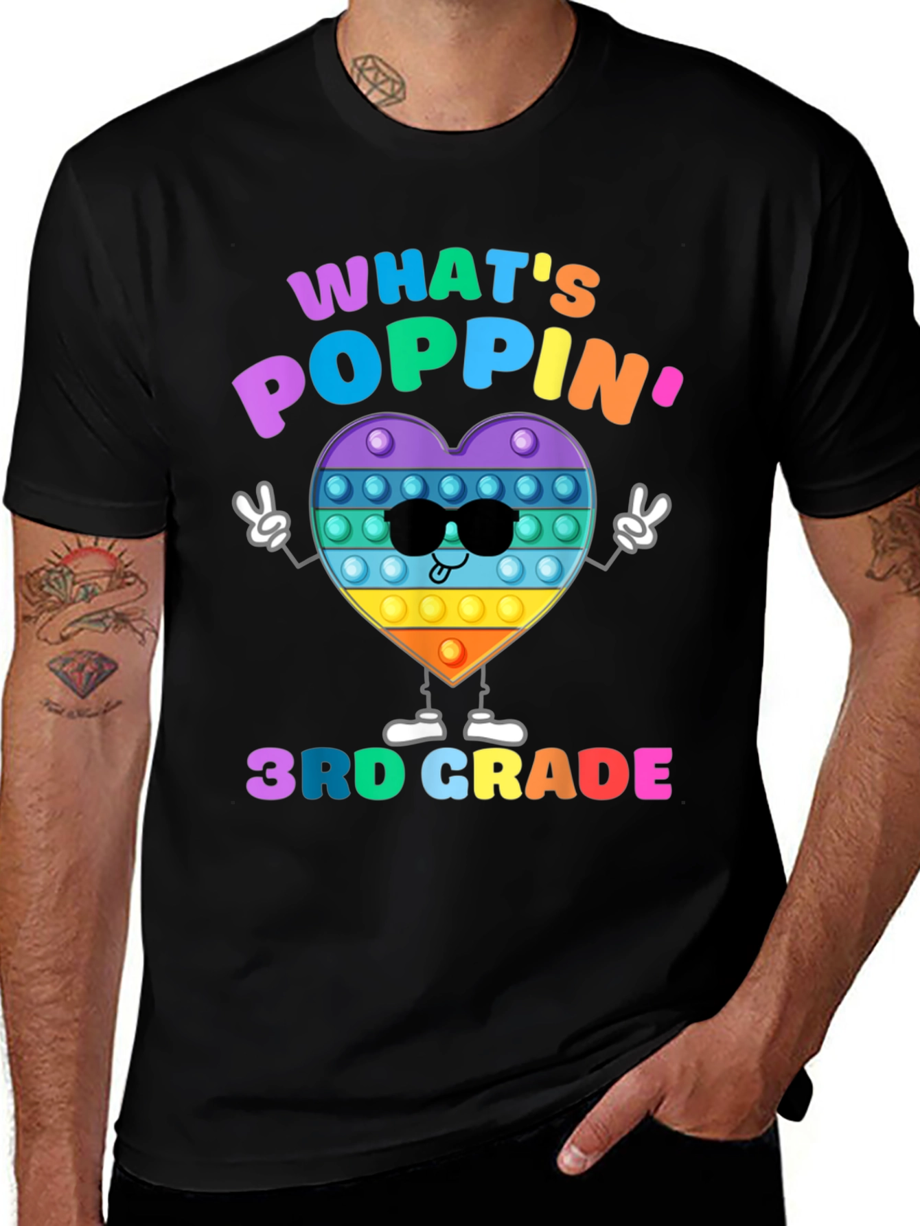 Whats Poppin 3rd Grade T-Shirt