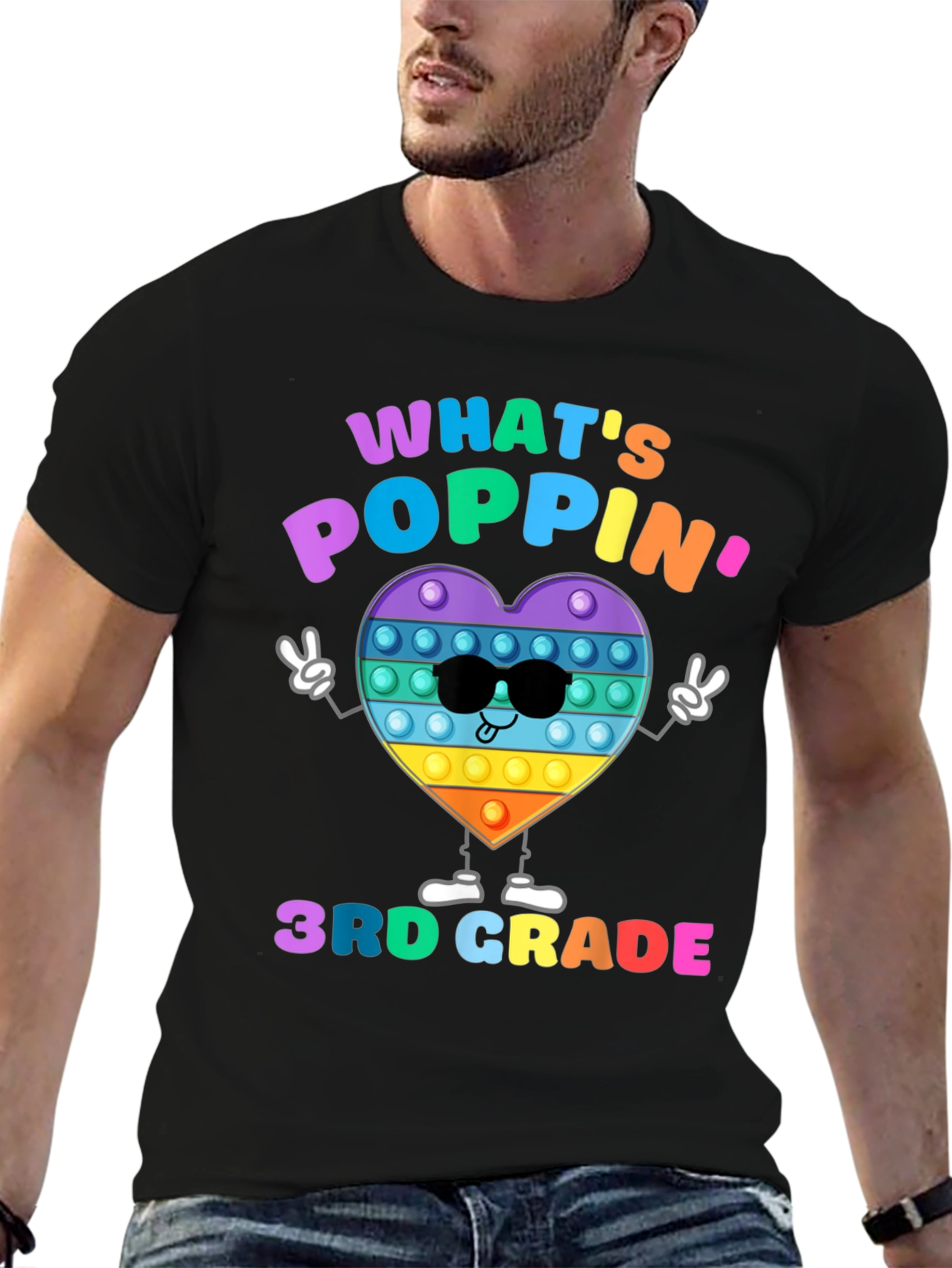 Whats Poppin 3rd Grade T-Shirt