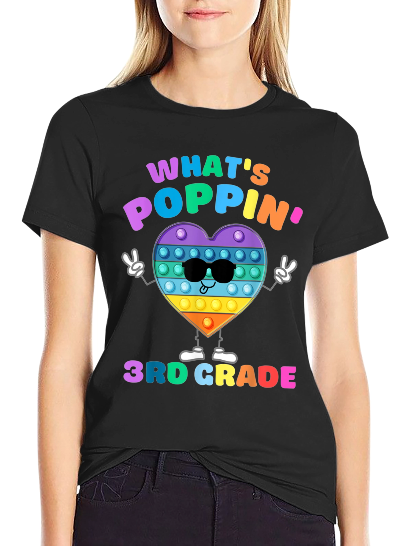Whats Poppin 3rd Grade T-Shirt