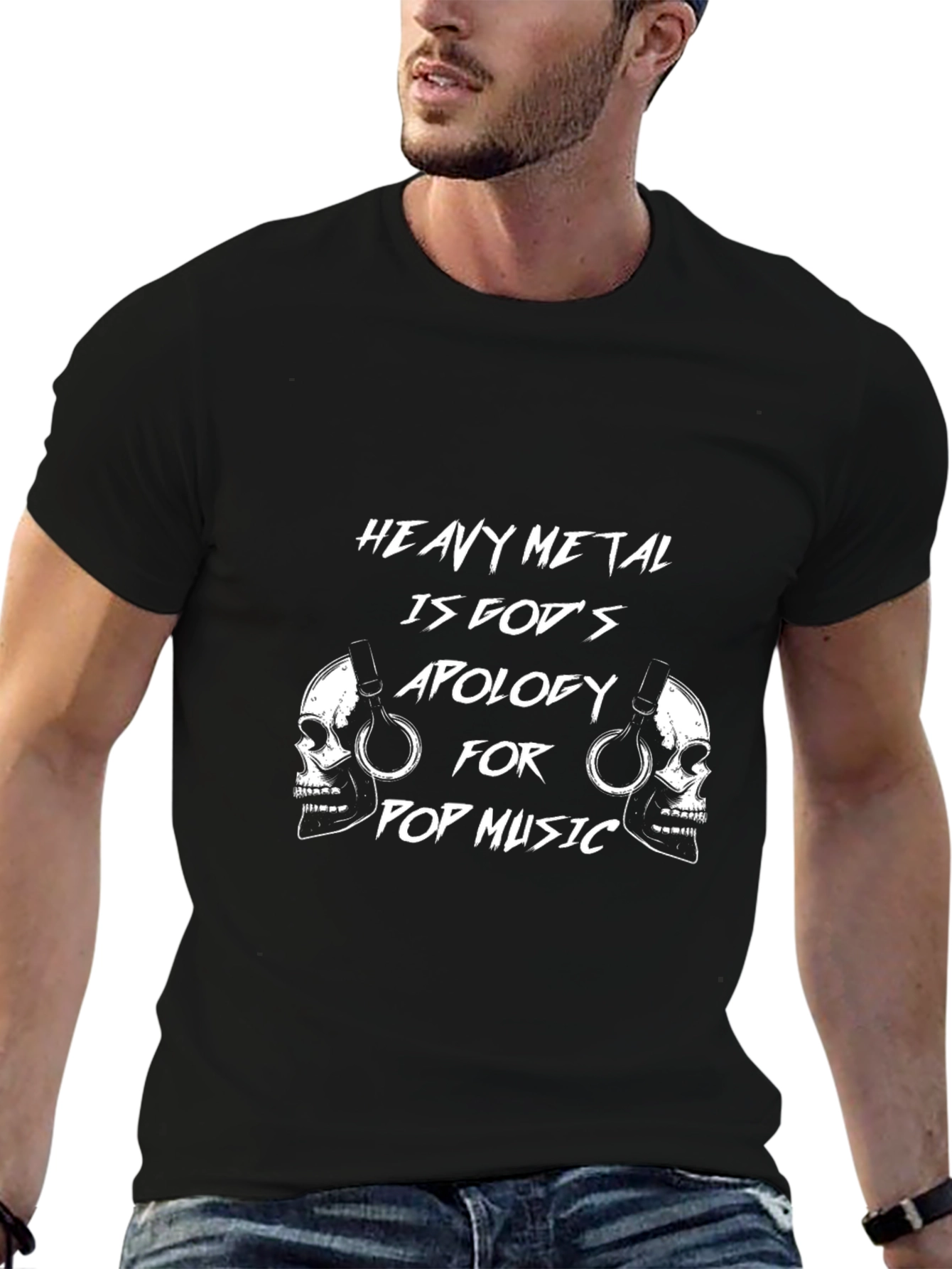 Heavy Metal Gods Apology Graphic Tee