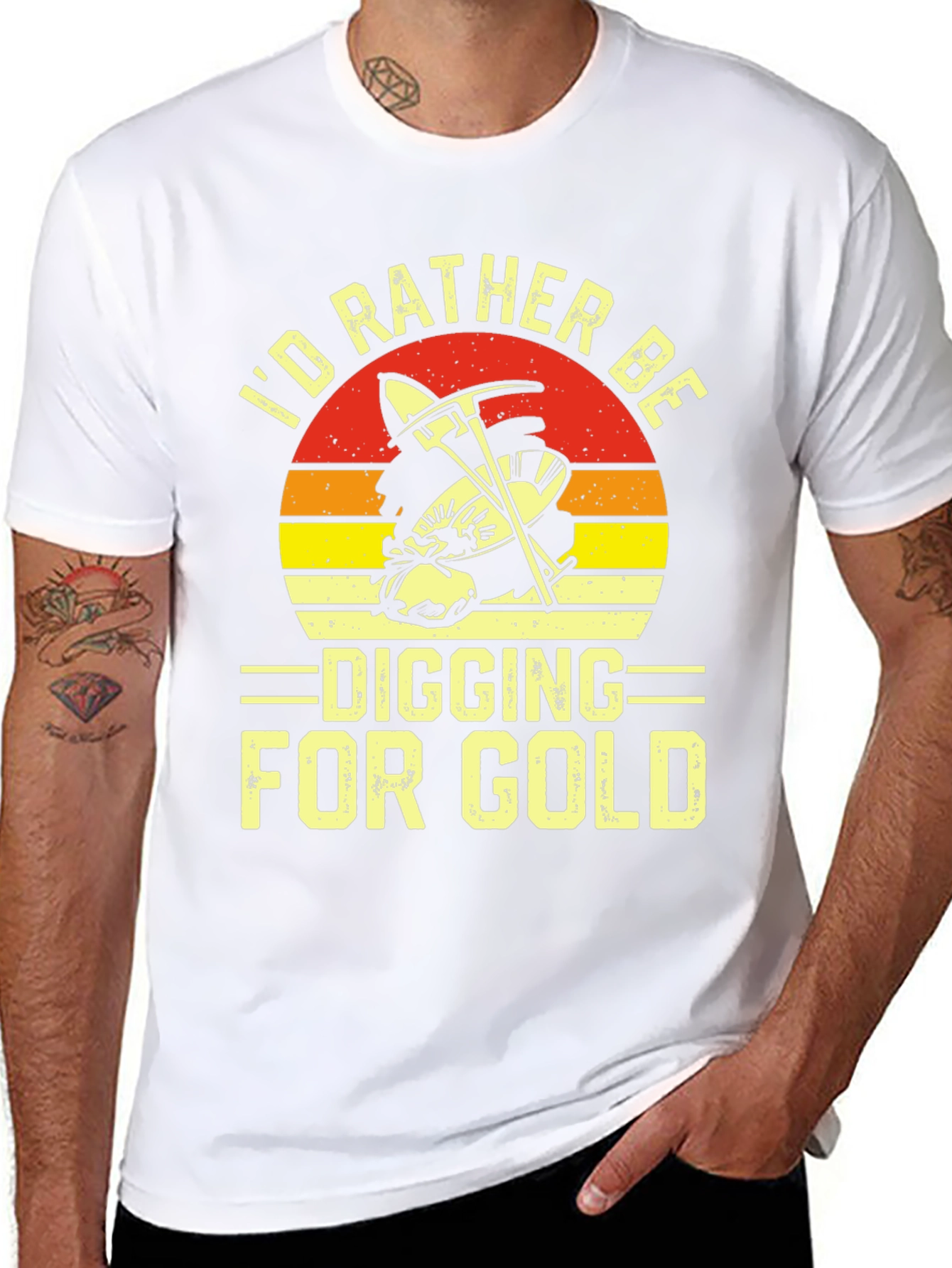 Id Rather Be Digging for Gold T-Shirt