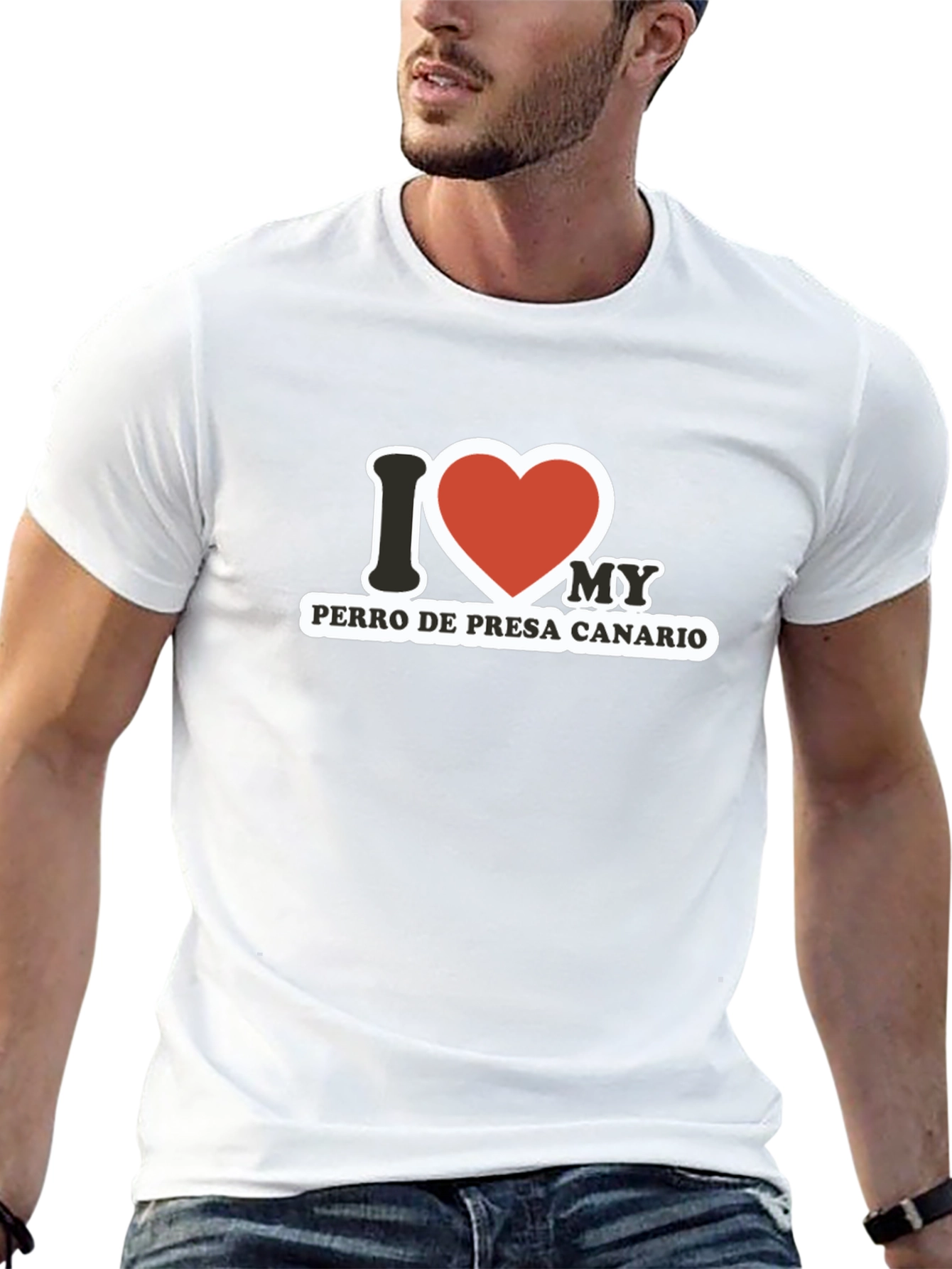 I Love My Perro De Presa Canario T-Shirt