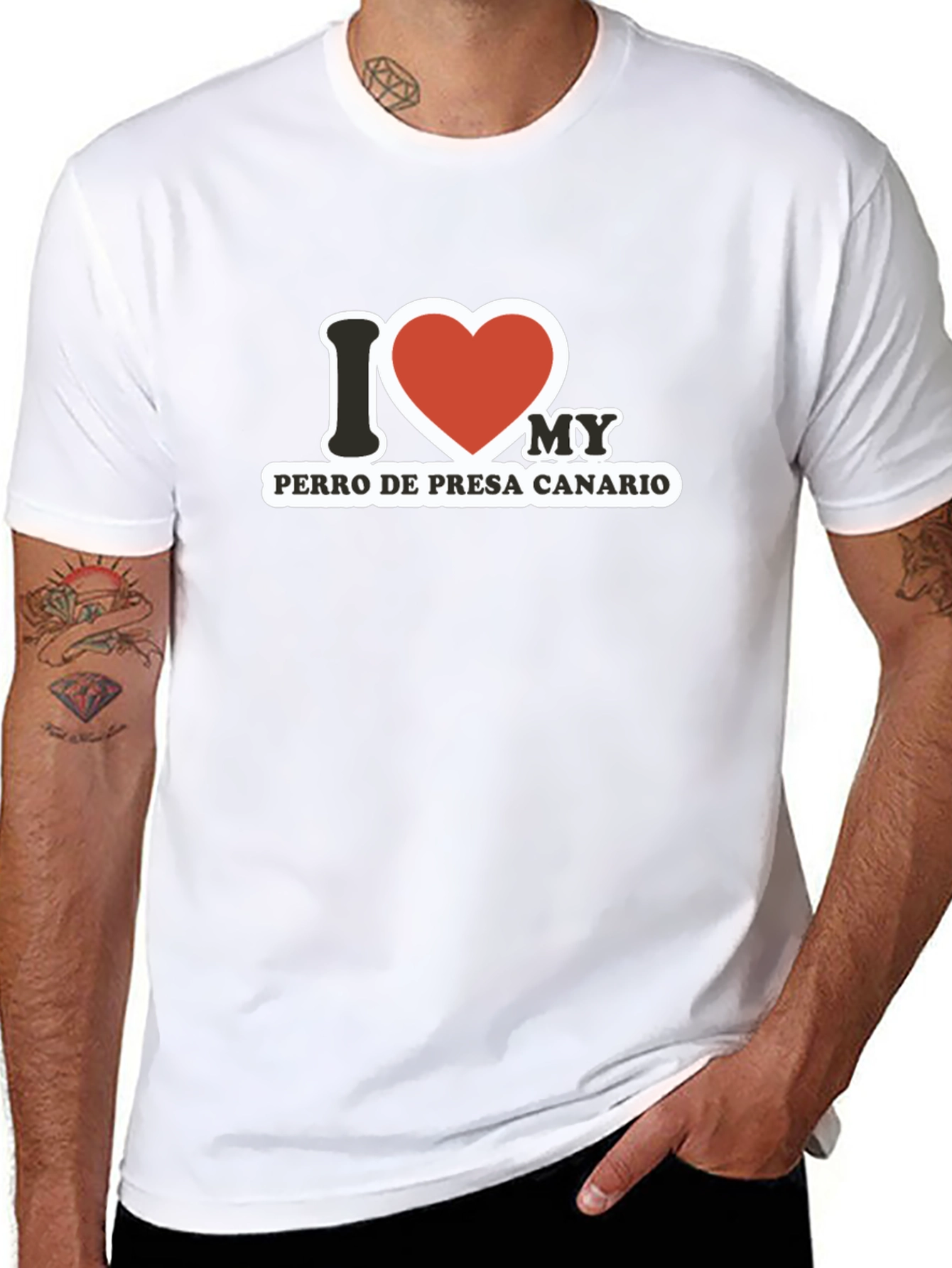 I Love My Perro De Presa Canario T-Shirt