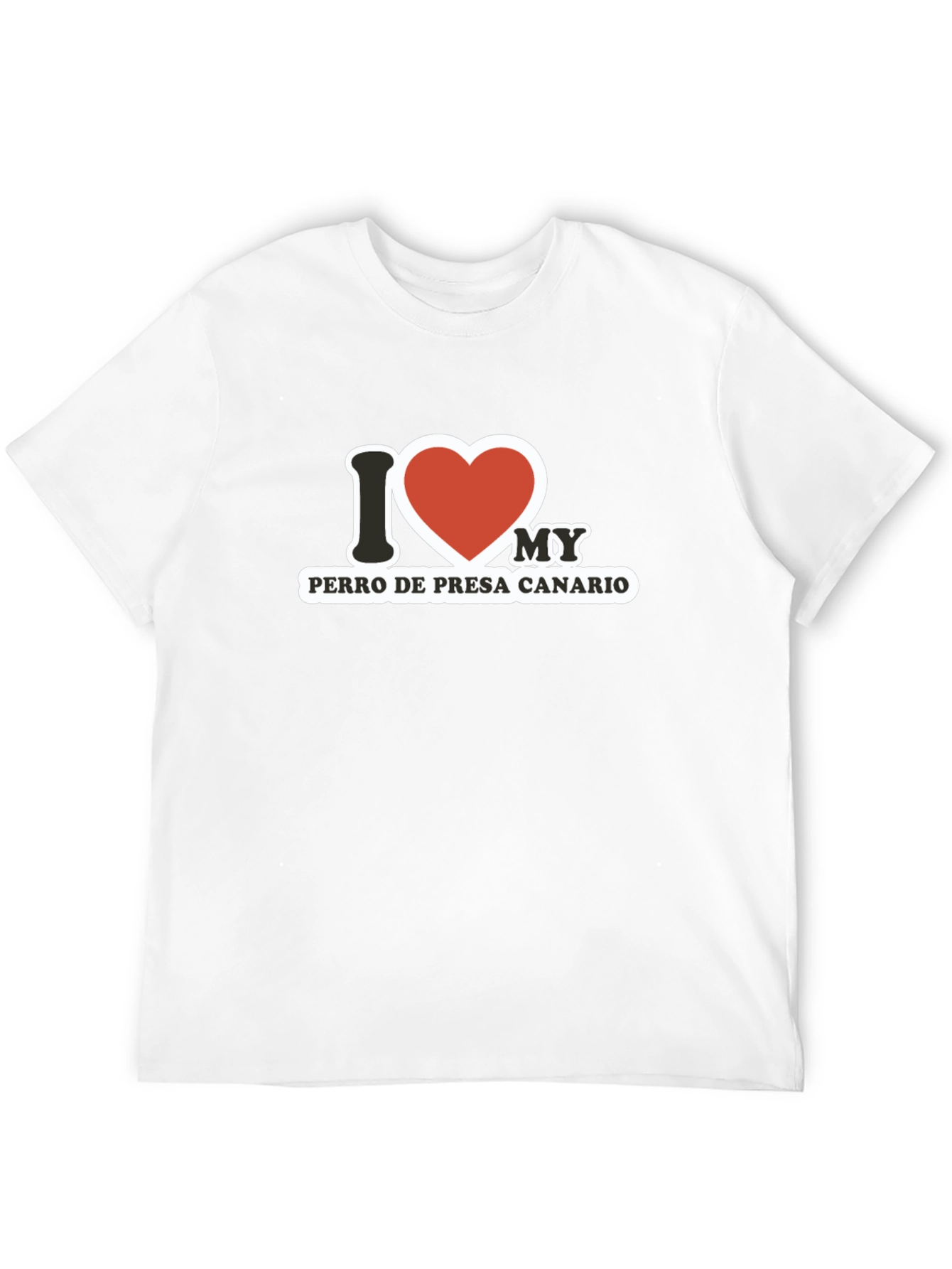 I Love My Perro De Presa Canario T-Shirt