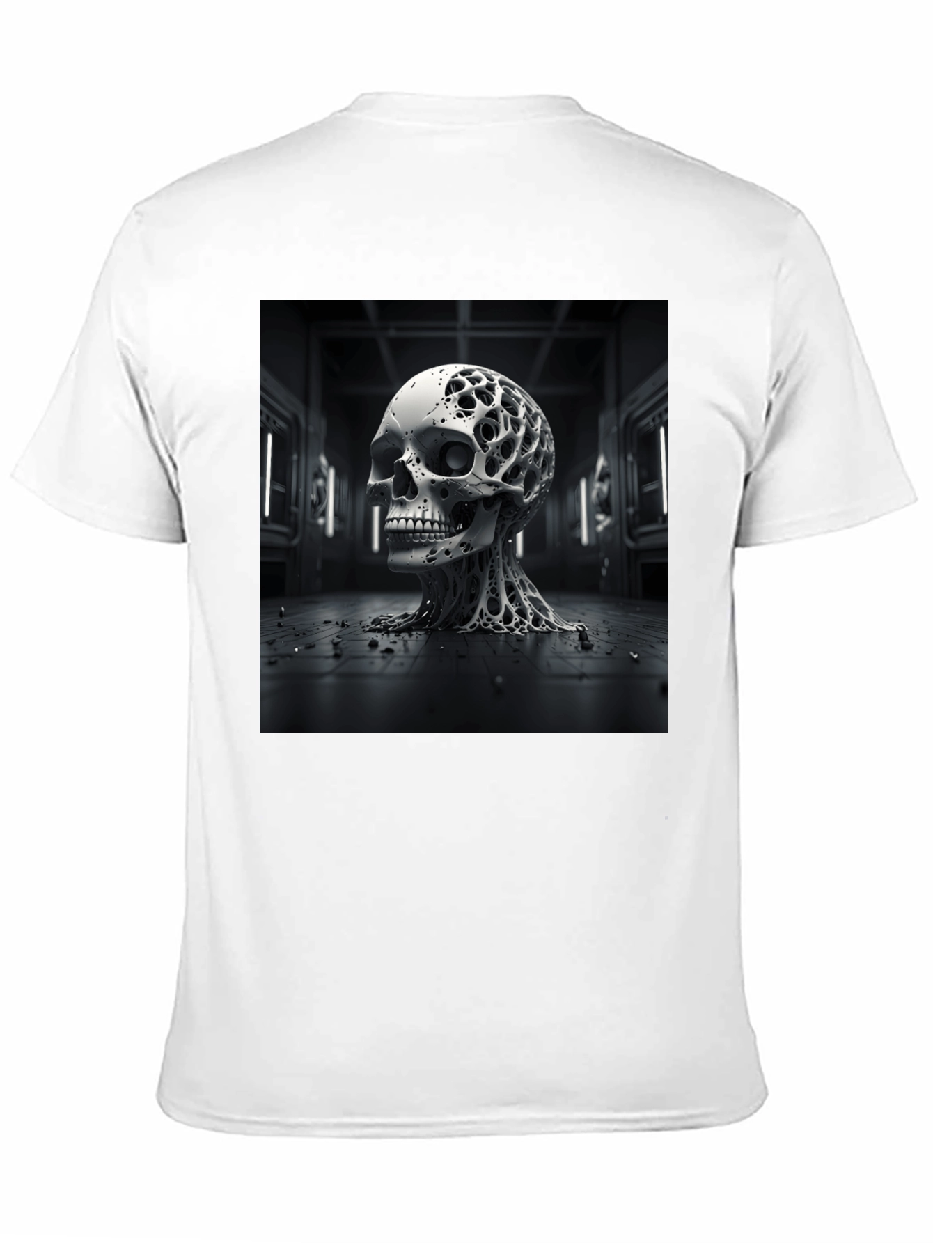 Abstract Skull T-Shirt: Edgy & Unique Design