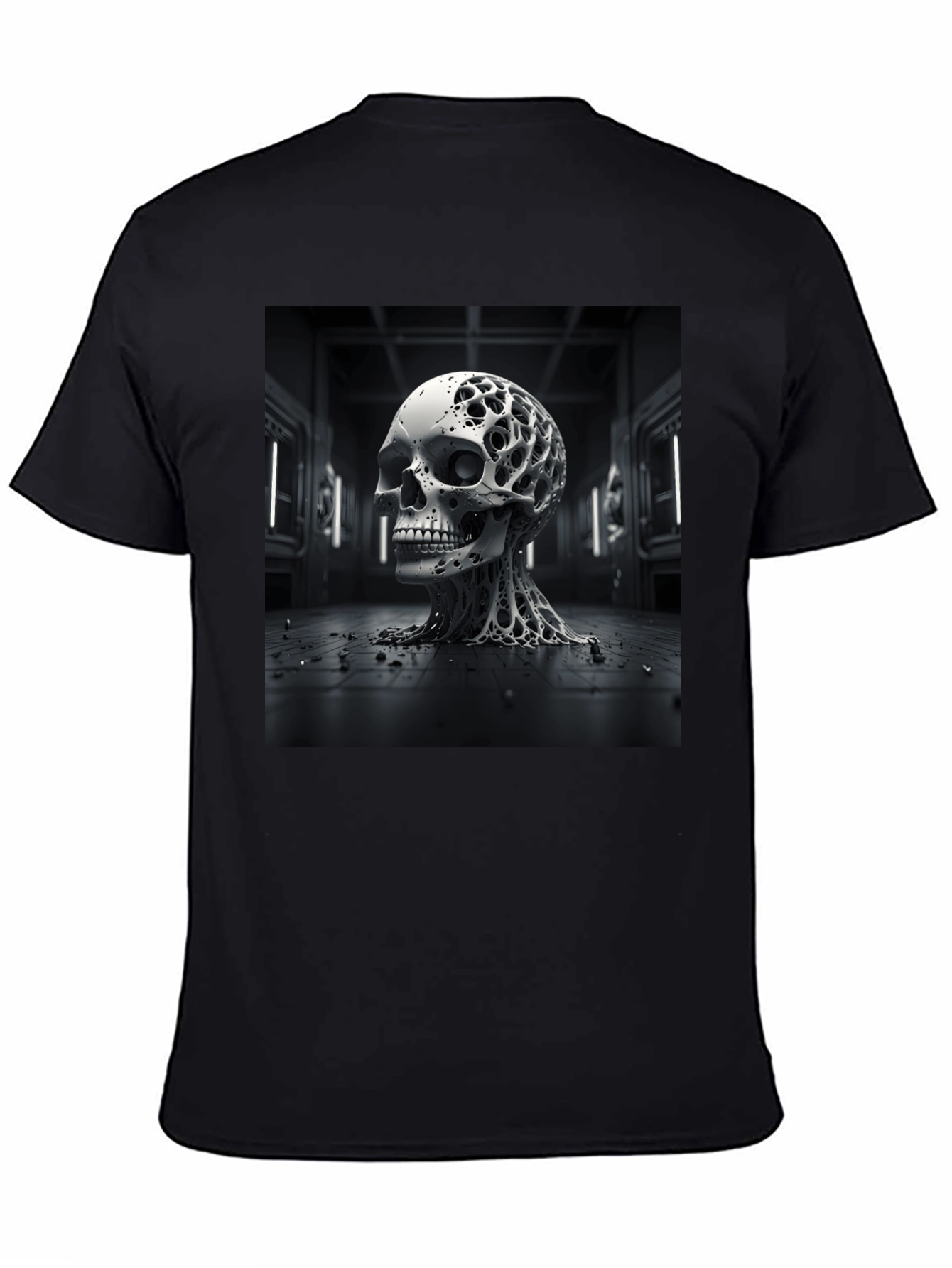 Abstract Skull T-Shirt: Edgy & Unique Design