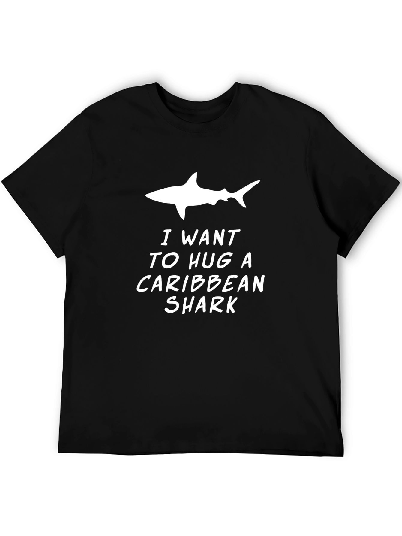 I Want to Hug a Caribbean Shark Graphic Tee
