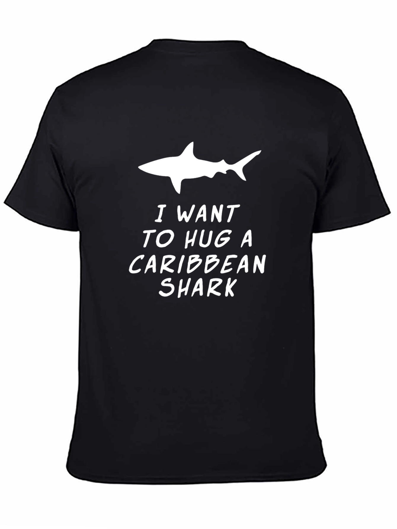 I Want to Hug a Caribbean Shark Graphic Tee