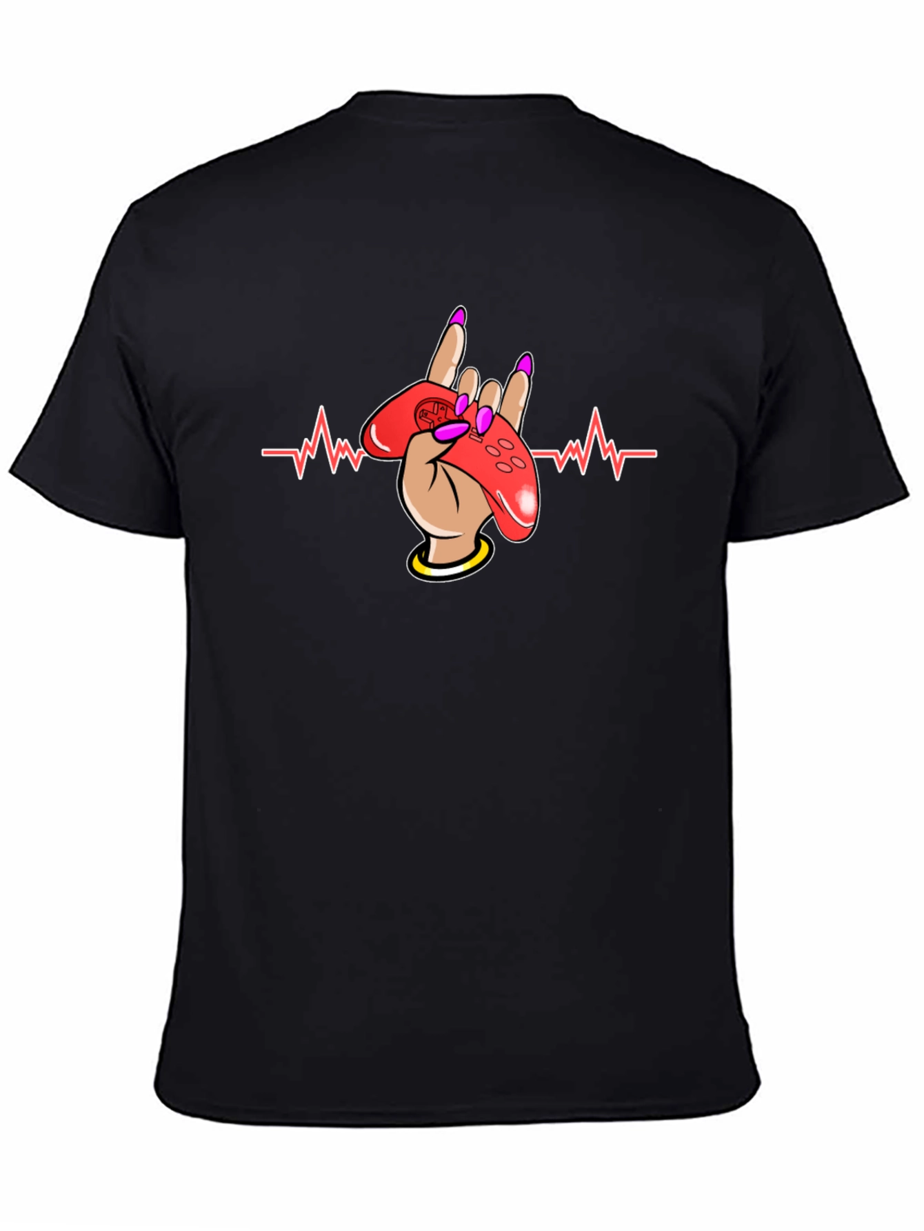 Gamer Heartbeat T-Shirt - Rock On Gaming!