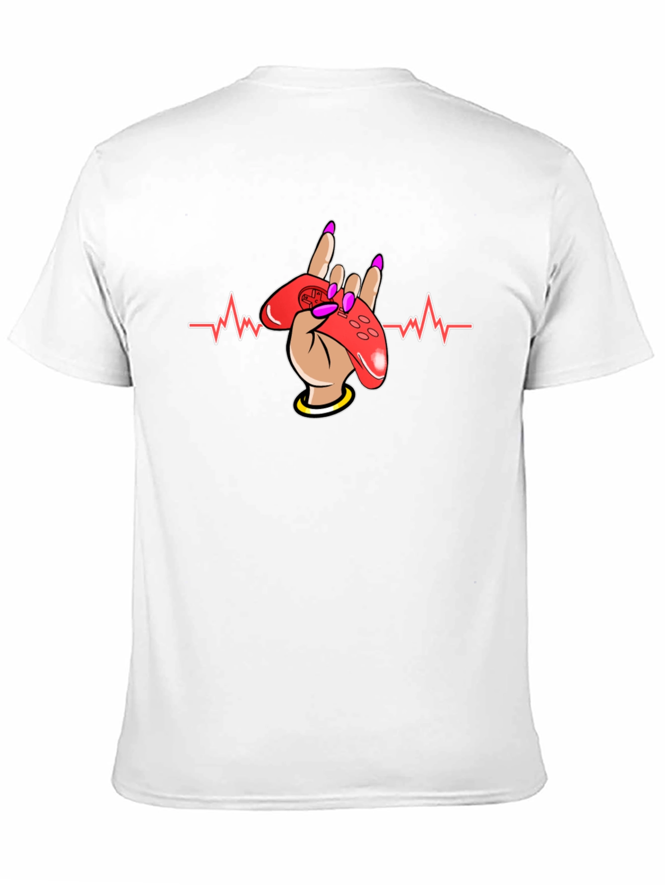 Gamer Heartbeat T-Shirt - Rock On Gaming!