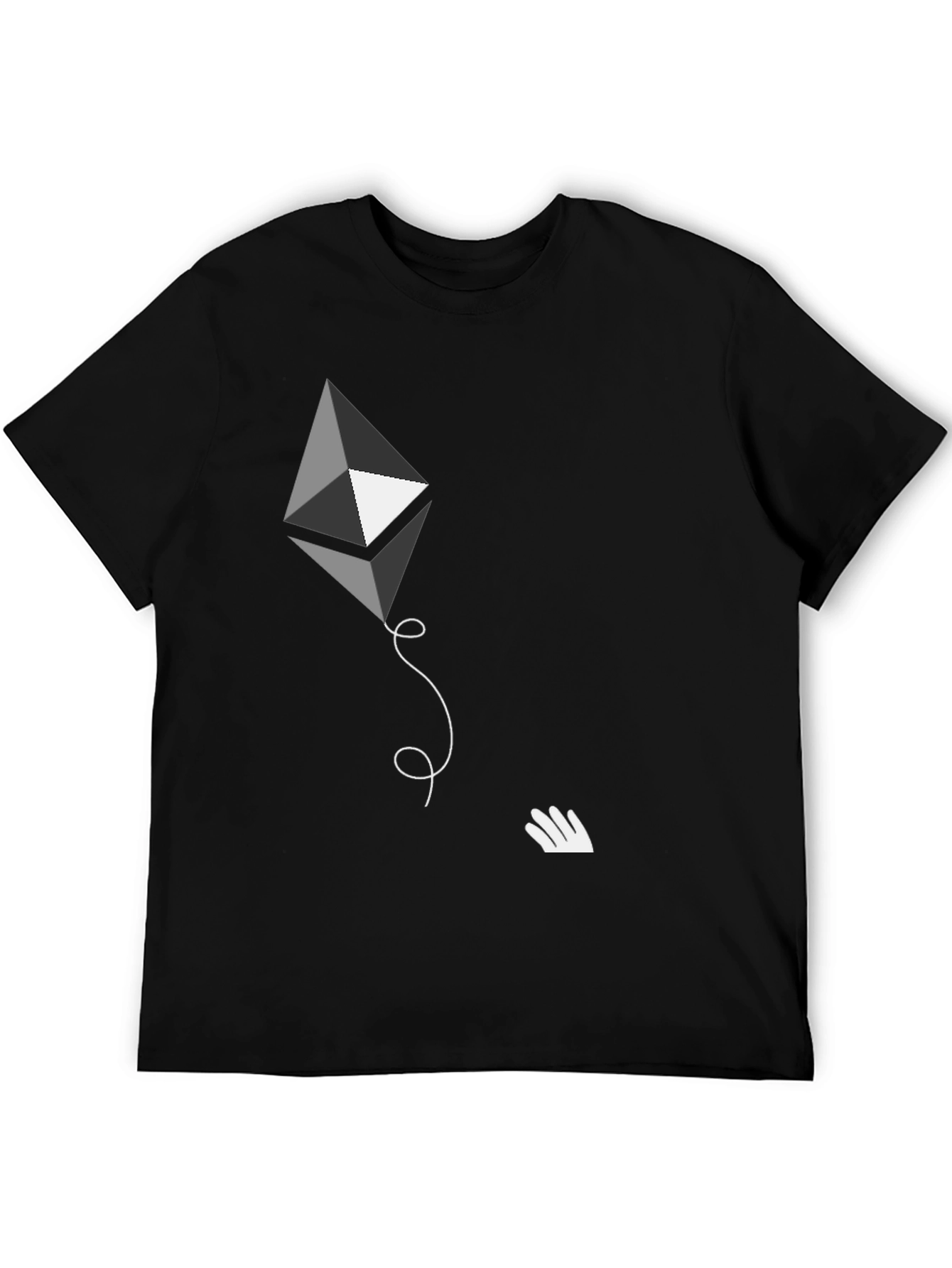 Ethereum Kite Black T-Shirt