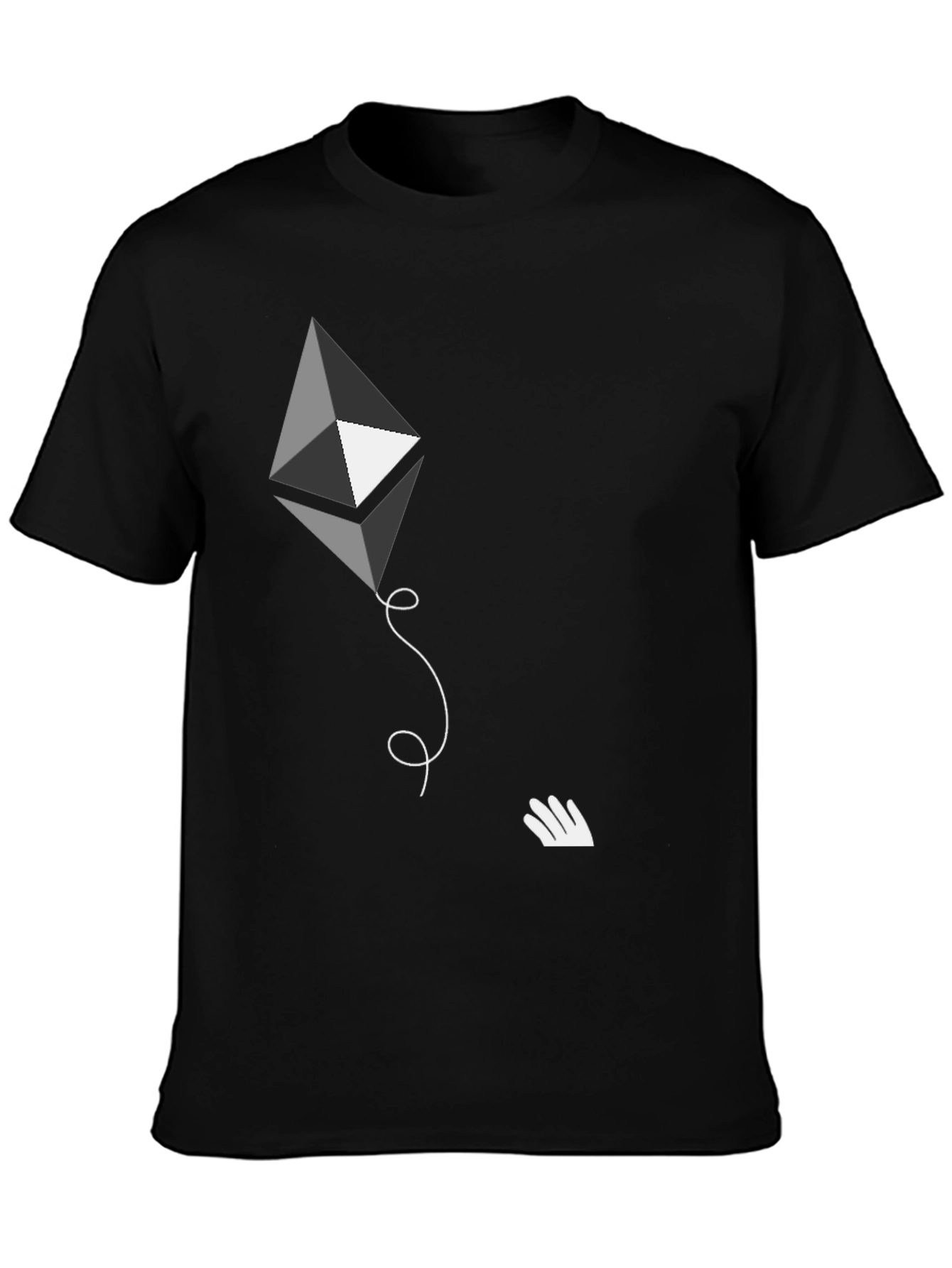 Ethereum Kite Black T-Shirt