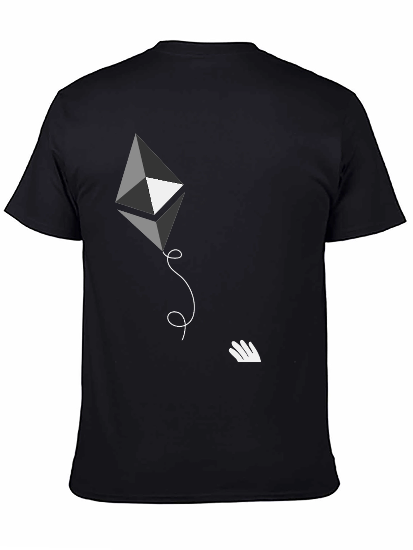 Ethereum Kite Black T-Shirt