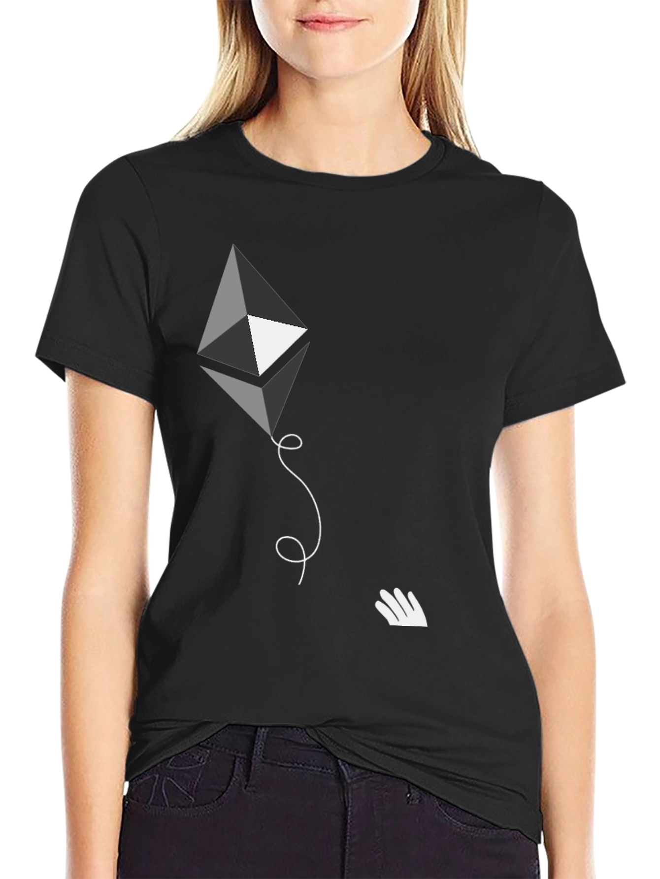 Ethereum Kite Black T-Shirt