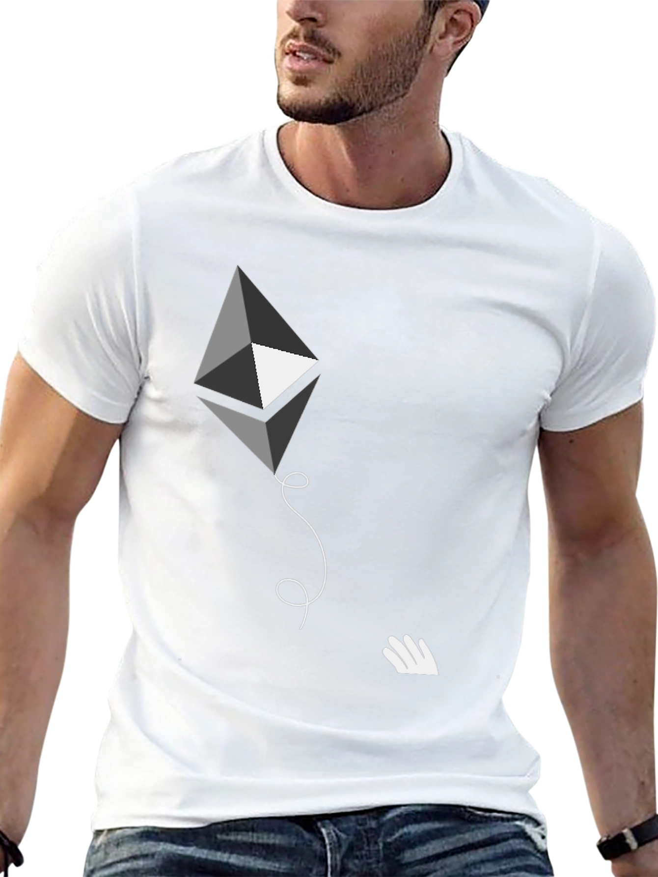 Ethereum Kite Black T-Shirt