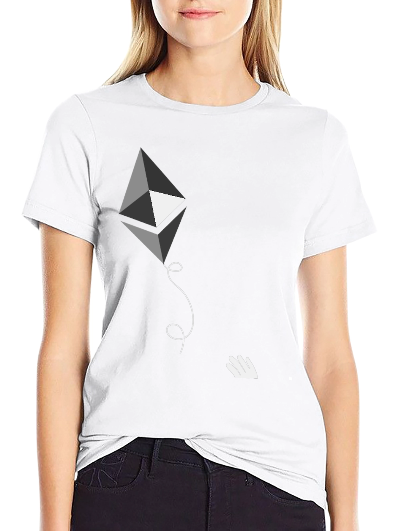 Ethereum Kite Black T-Shirt