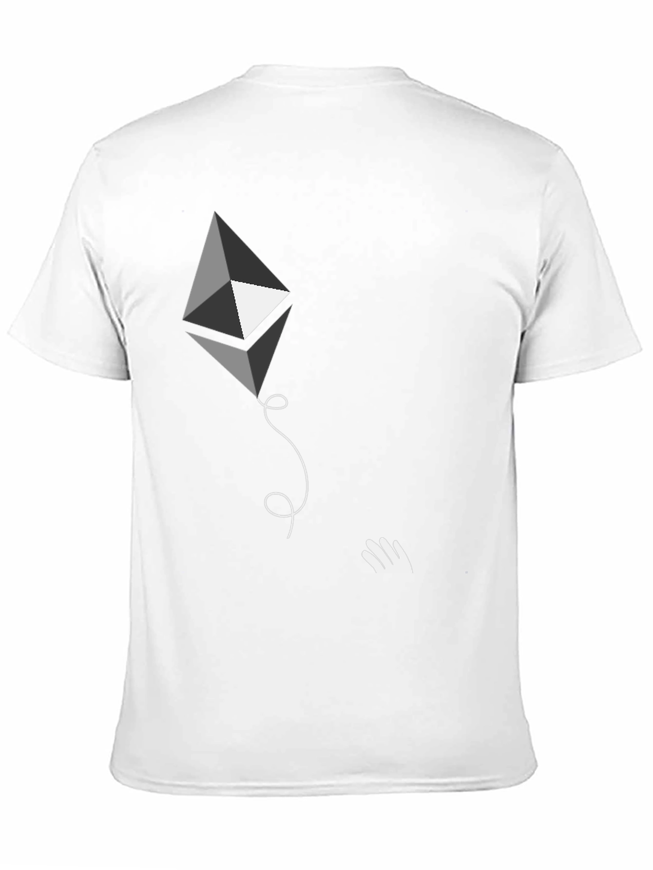 Ethereum Kite Black T-Shirt