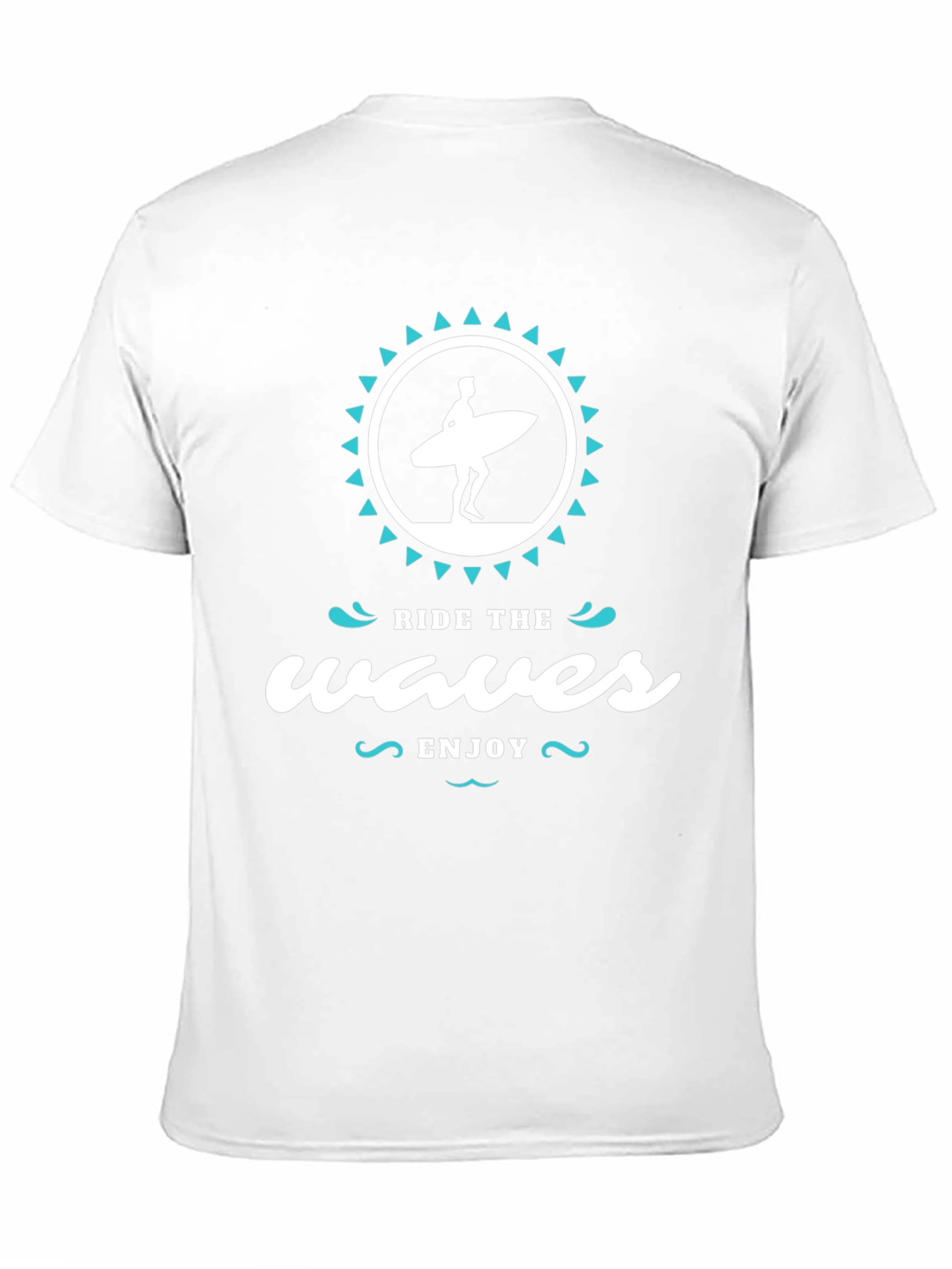 Ride the Waves T-Shirt - Stylish Surfer Graphic Tee