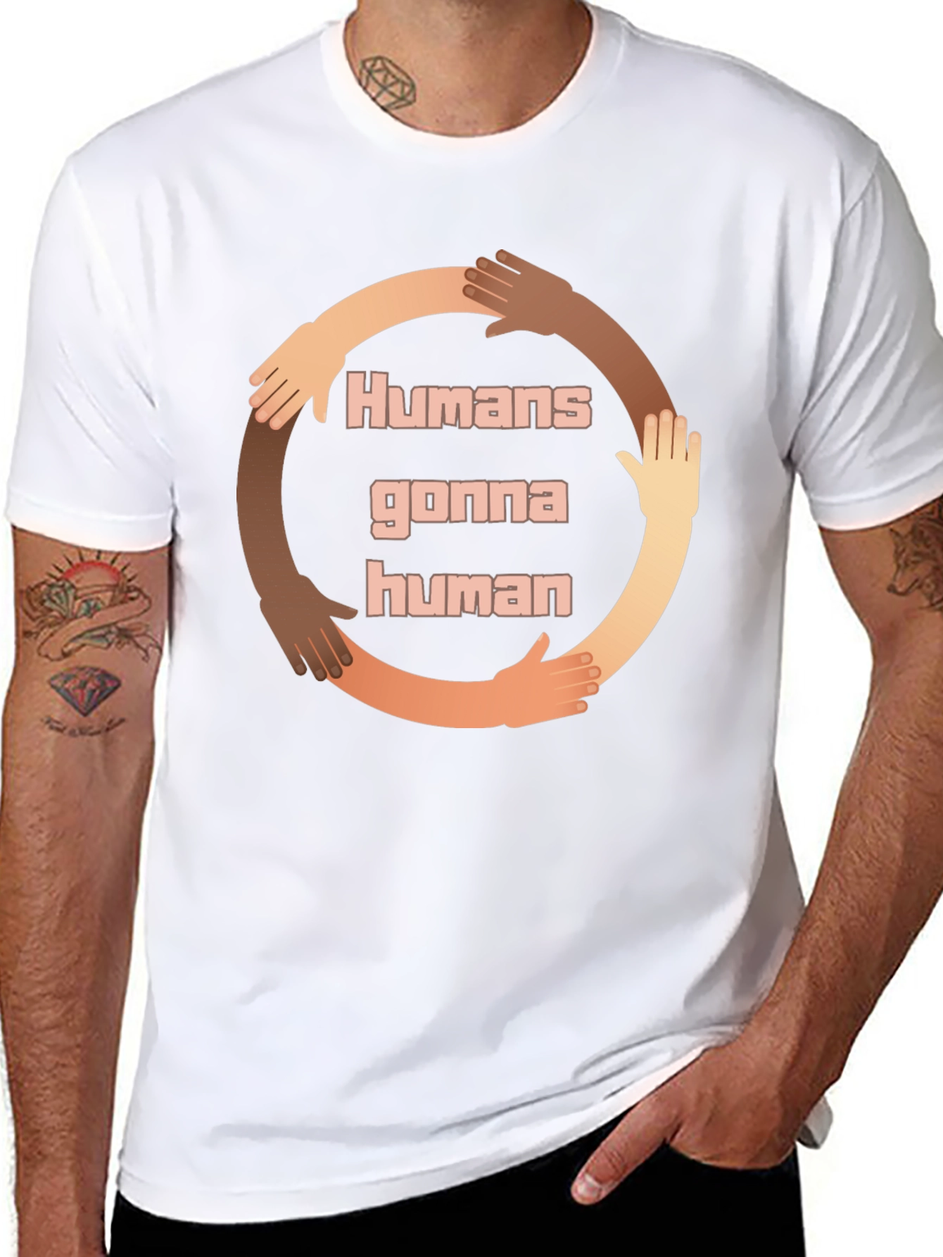 Humans Gonna Human Diversity T-Shirt