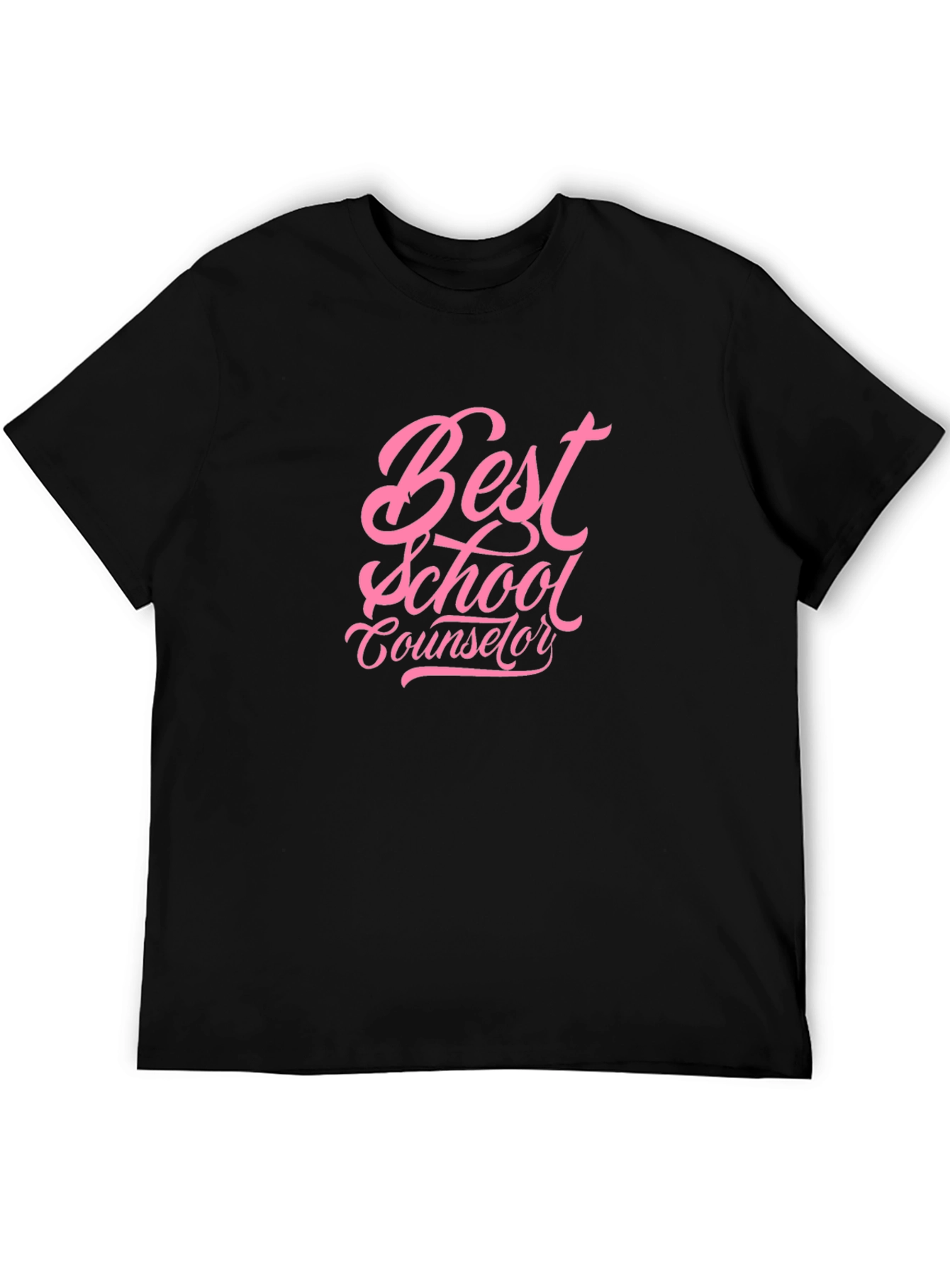 Best School Counselor Black T-Shirt
