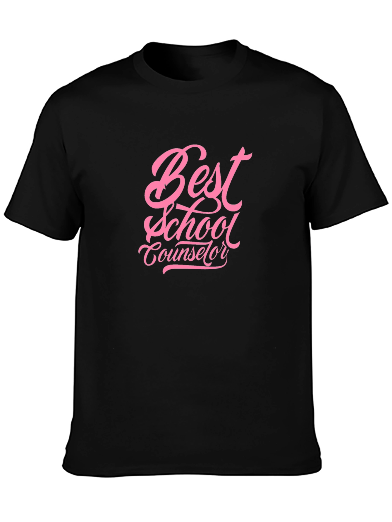 Best School Counselor Black T-Shirt