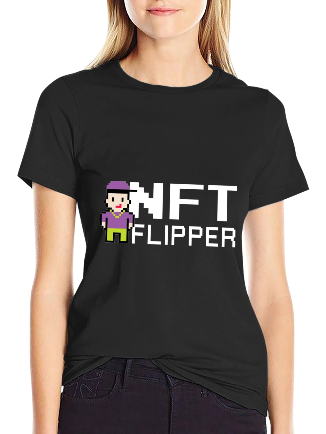 NFT Flipper Black T-Shirt