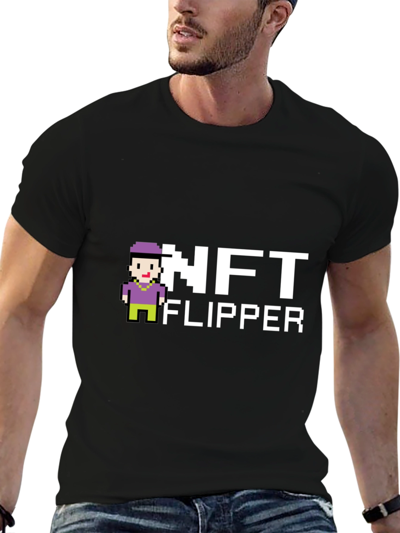 NFT Flipper Black T-Shirt