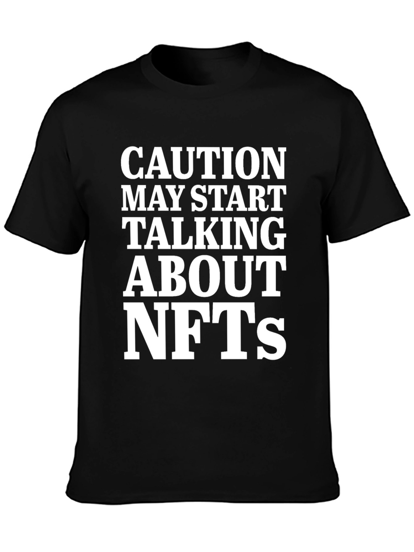 Caution NFTs Graphic Tee
