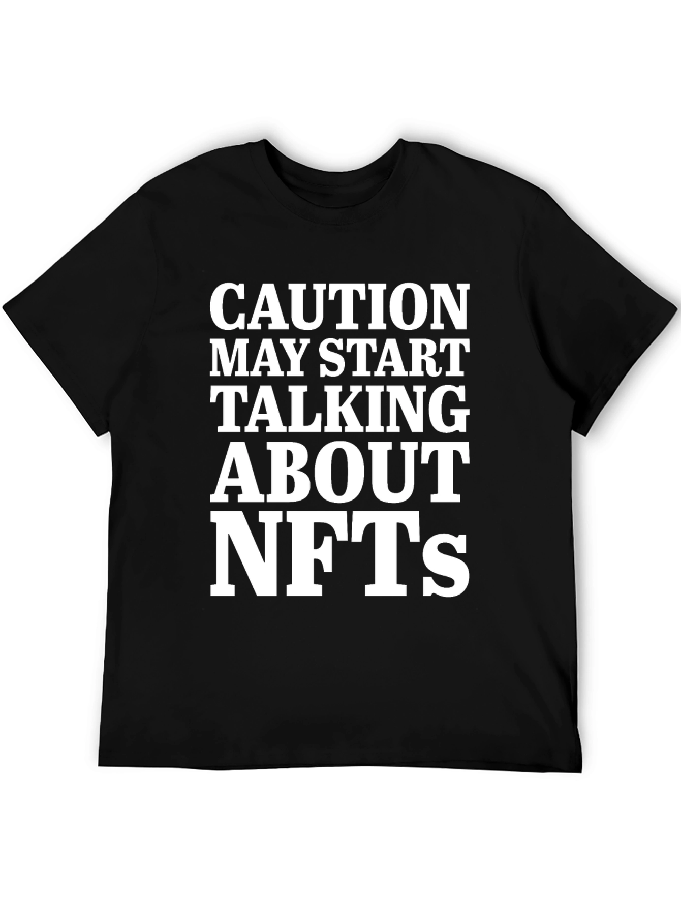 Caution NFTs Graphic Tee
