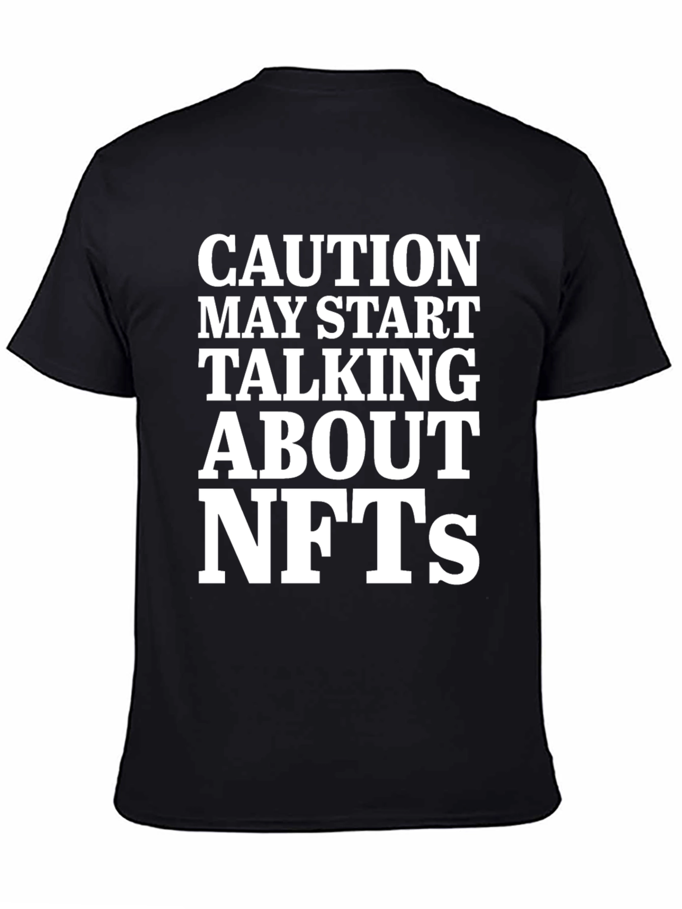 Caution NFTs Graphic Tee