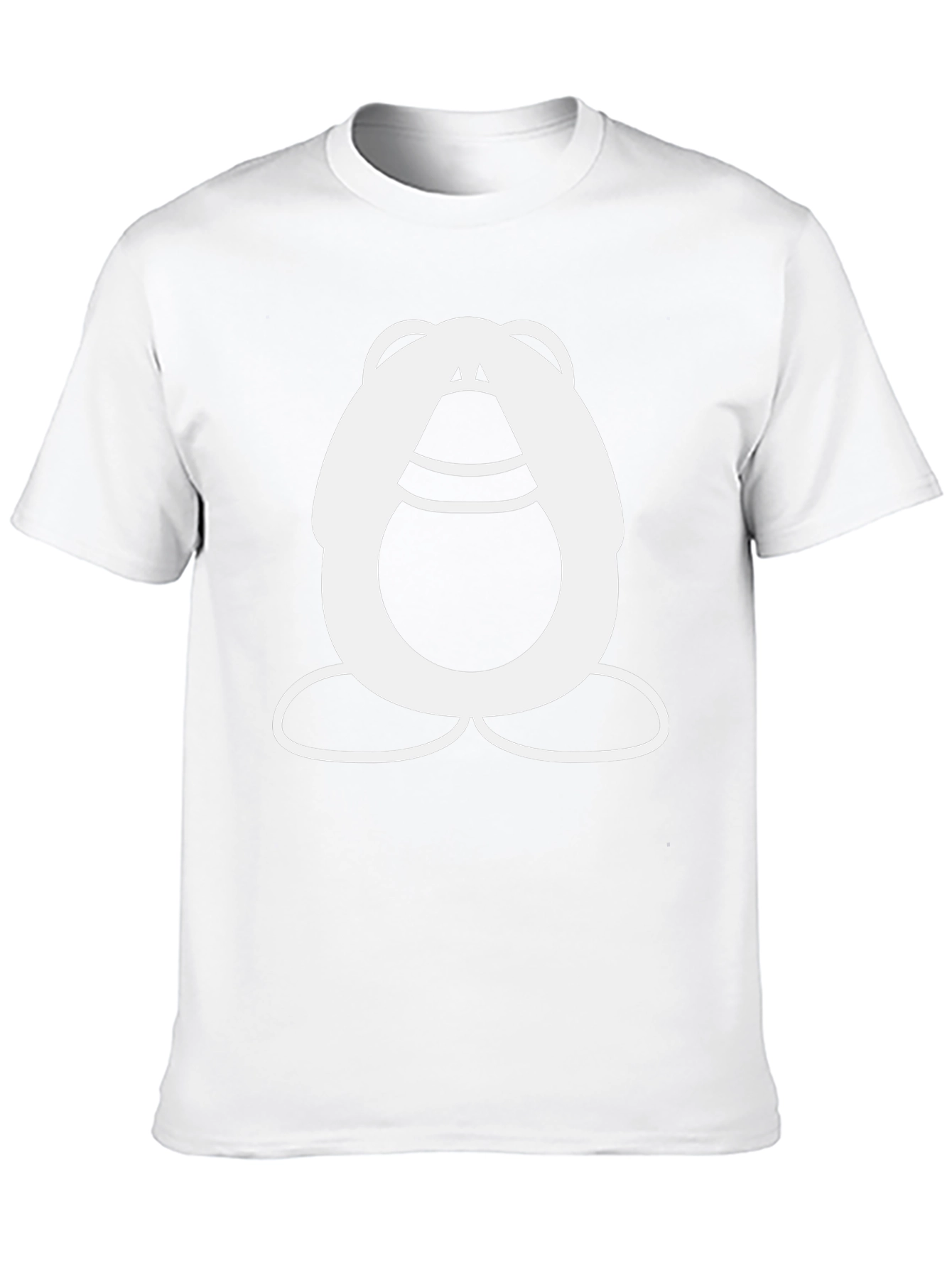 Funky Cartoon Character Black T-Shirt