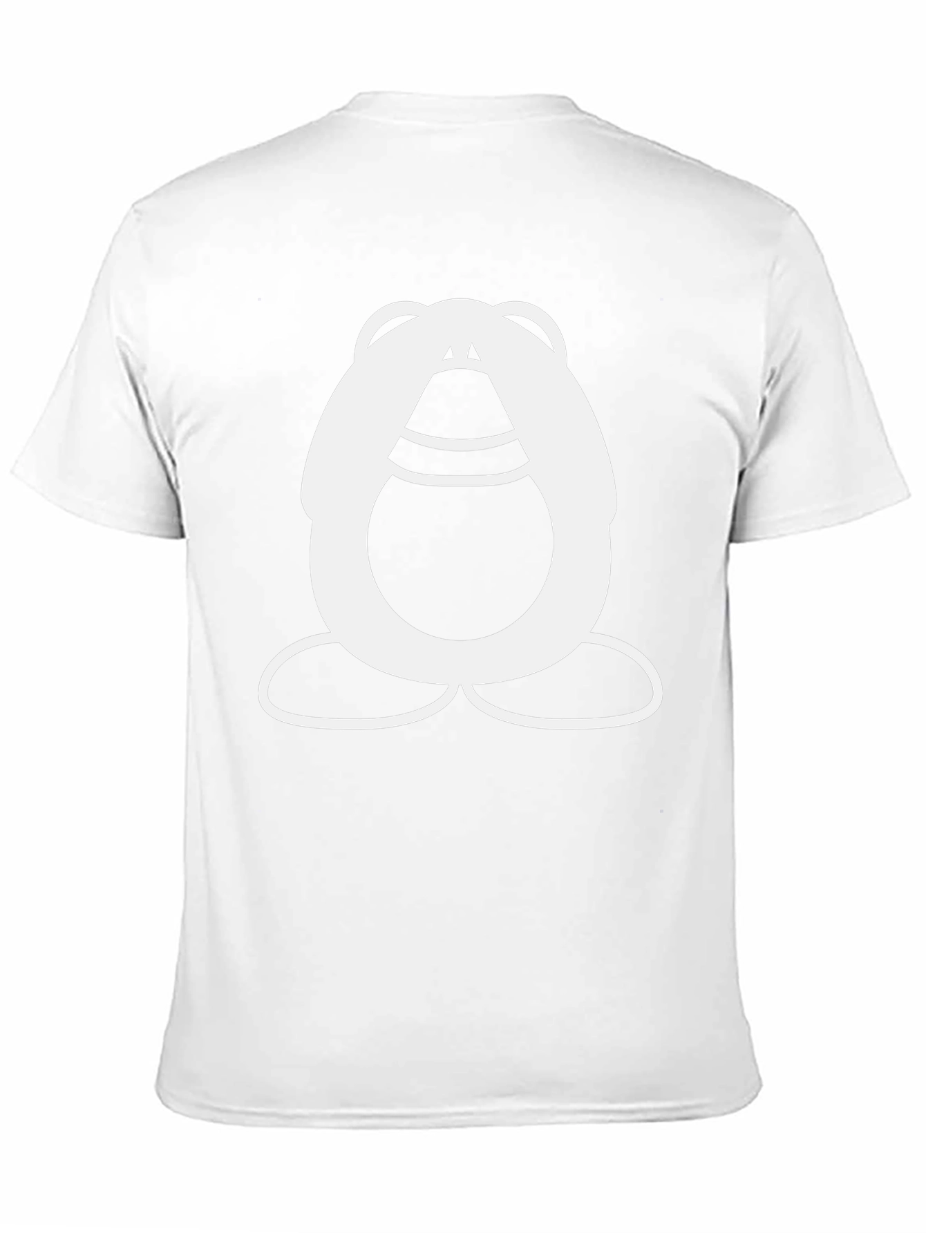 Funky Cartoon Character Black T-Shirt