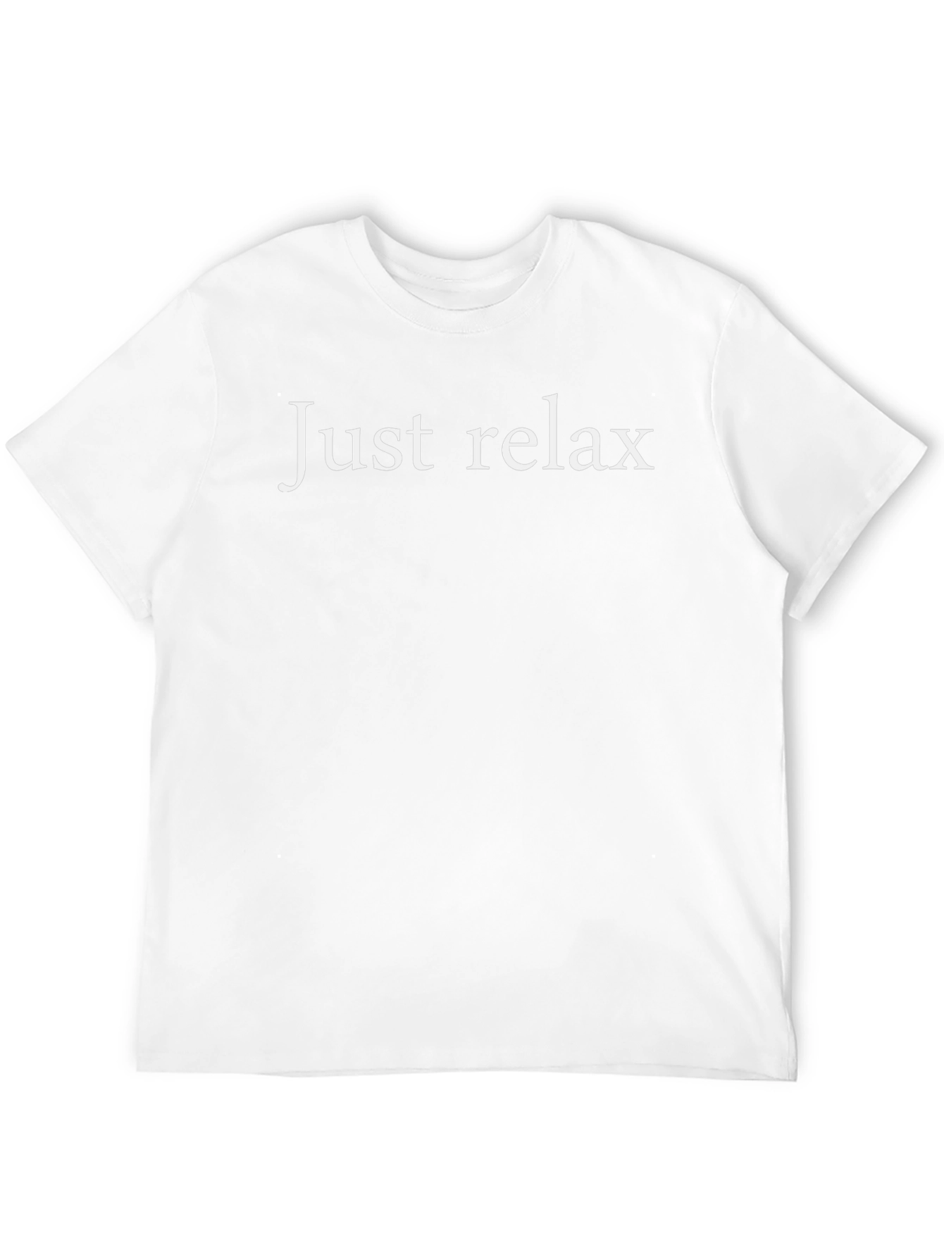 Just Relax Graphic T-Shirt | Casual Comfort Tee
