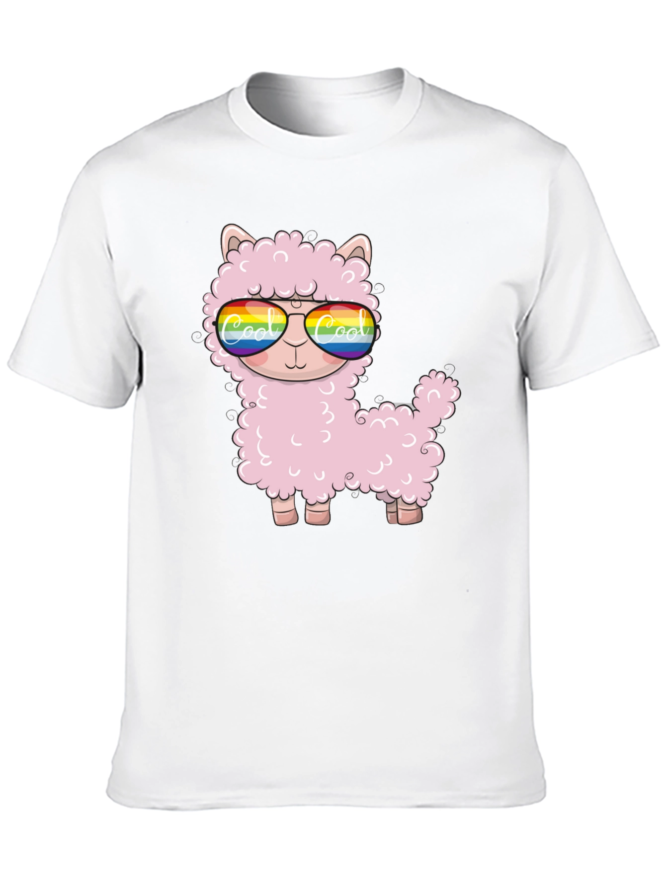 Cool Llama Black T-Shirt