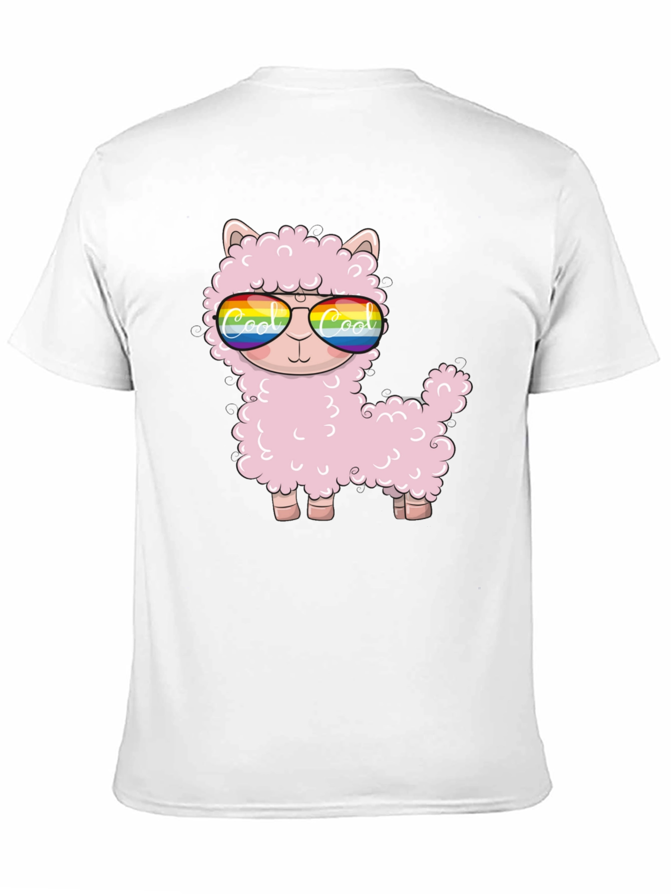 Cool Llama Black T-Shirt