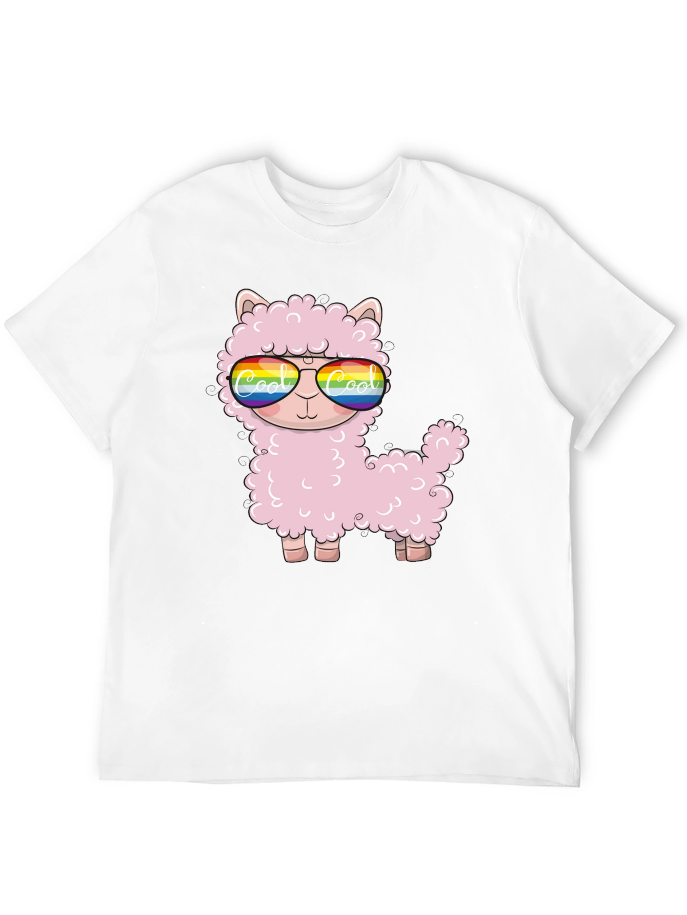 Cool Llama Black T-Shirt