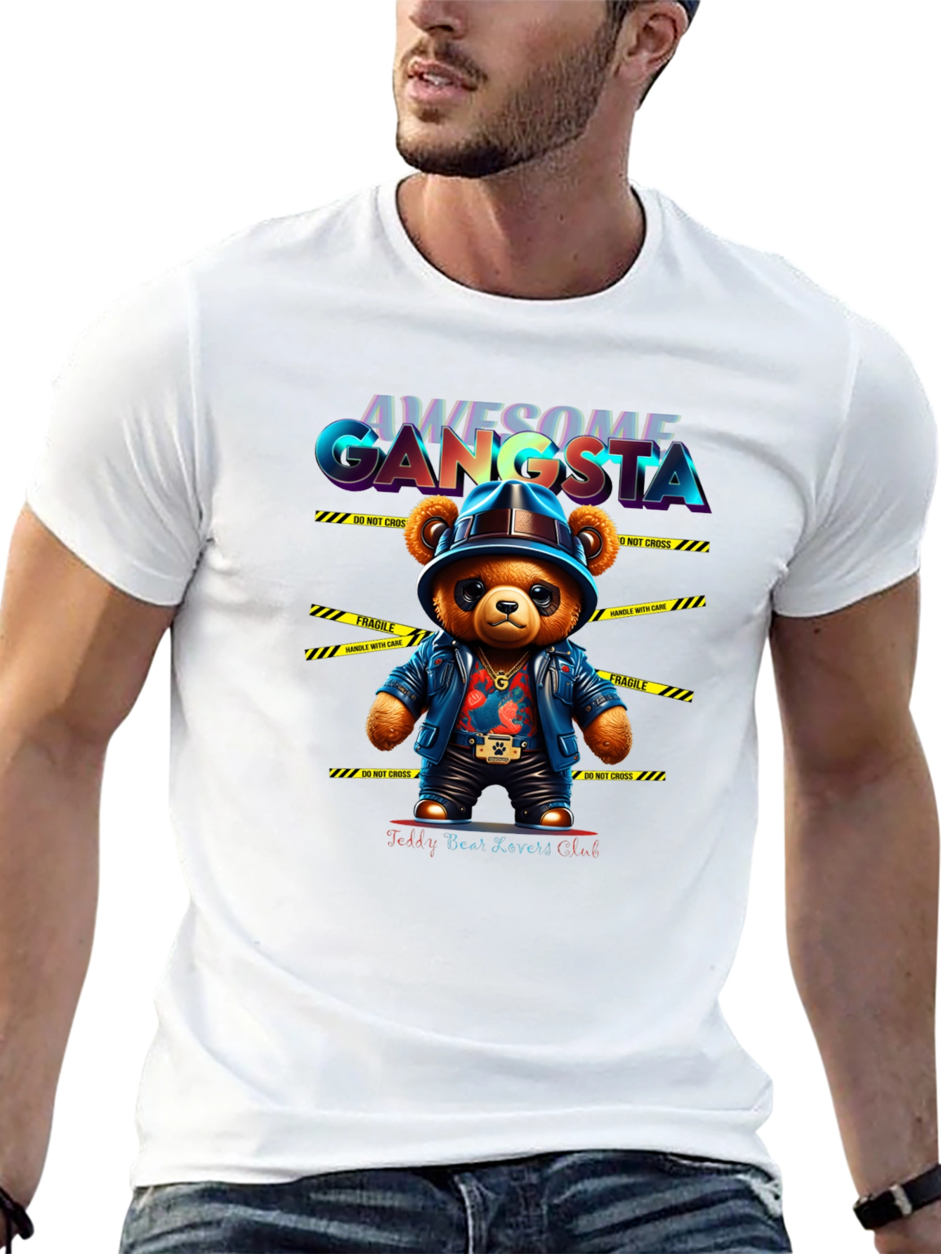 Awesome Gangsta Teddy Bear T-Shirt