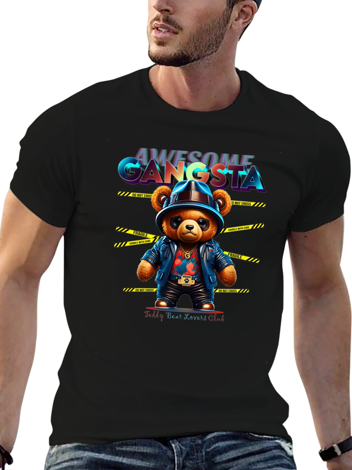 Awesome Gangsta Teddy Bear T-Shirt