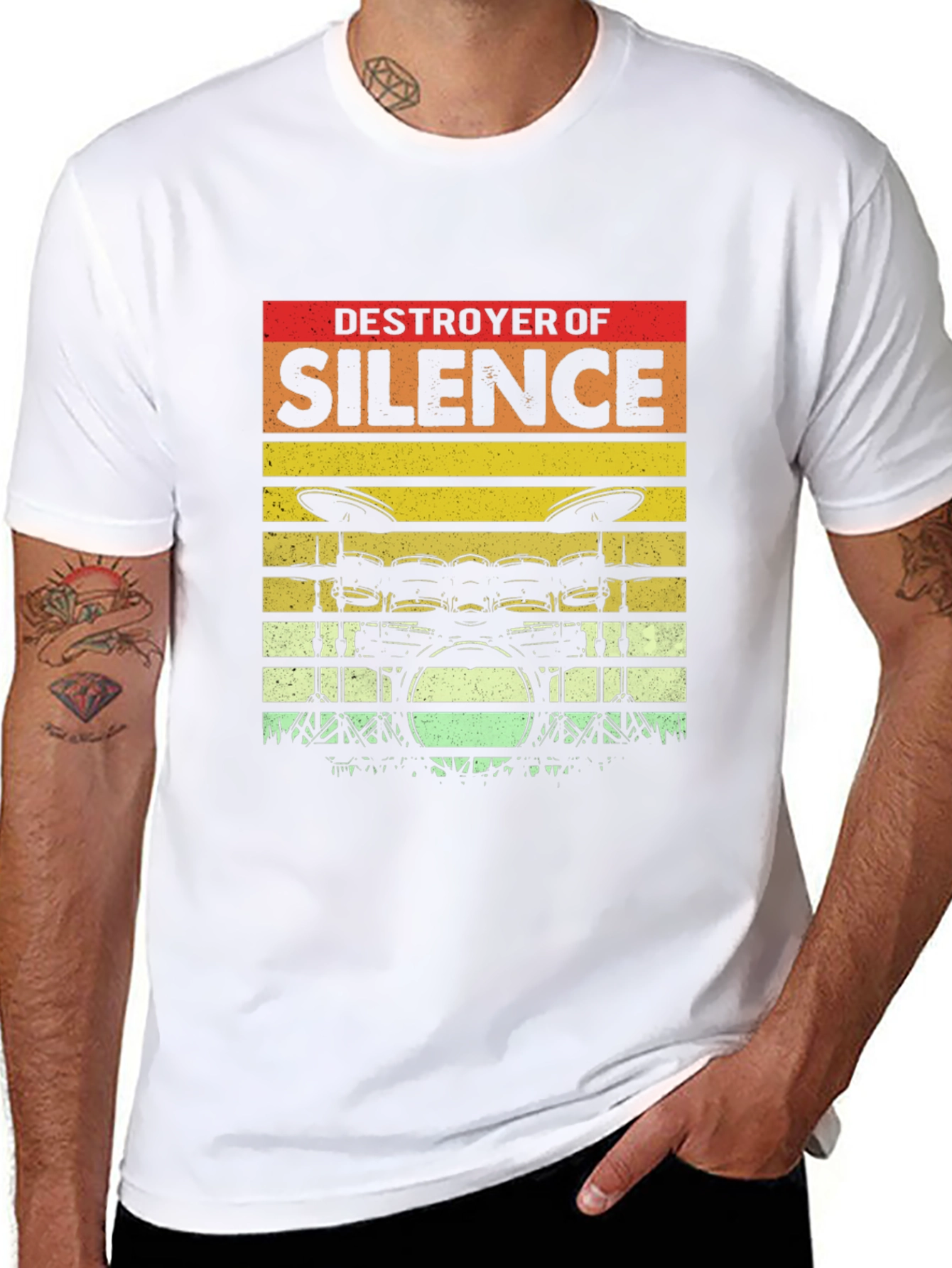 Destroyer of Silence Drummer T-Shirt